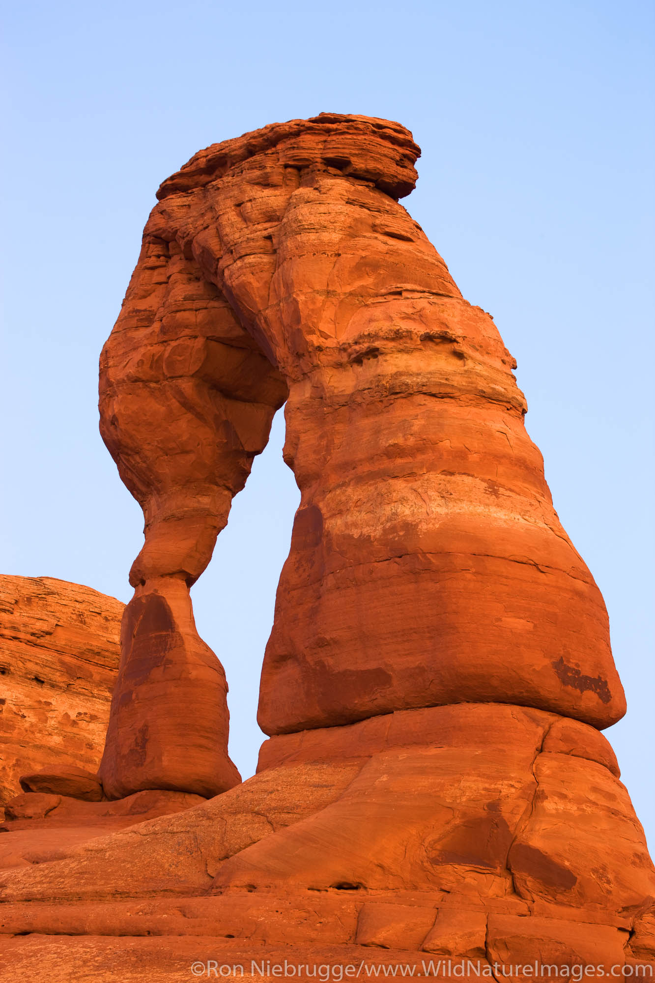 Delicate Arch, Arches National Park, near Moab, Utah.