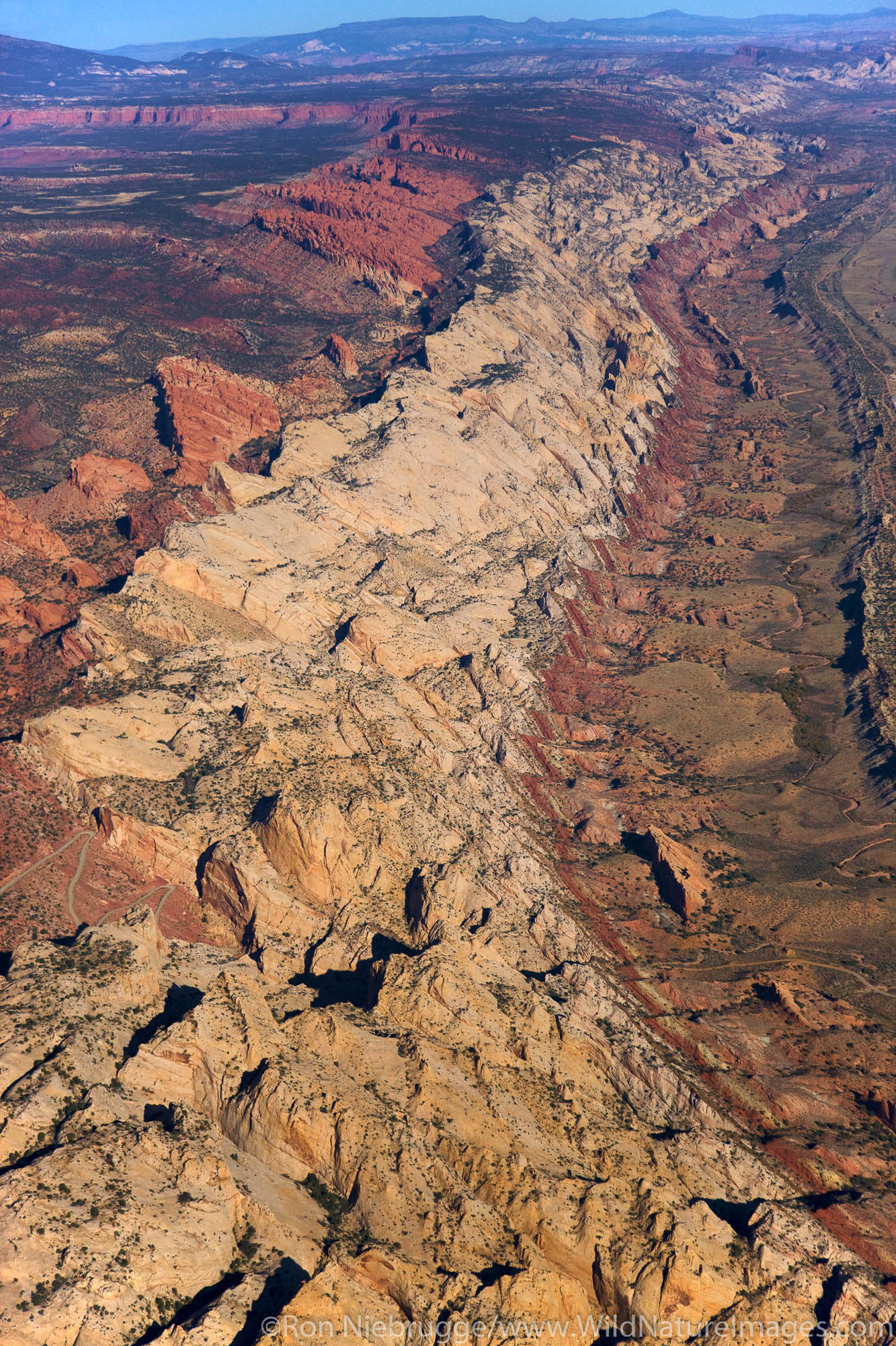 The Waterpocket Fold, Capitol Reef National Park, Utah.