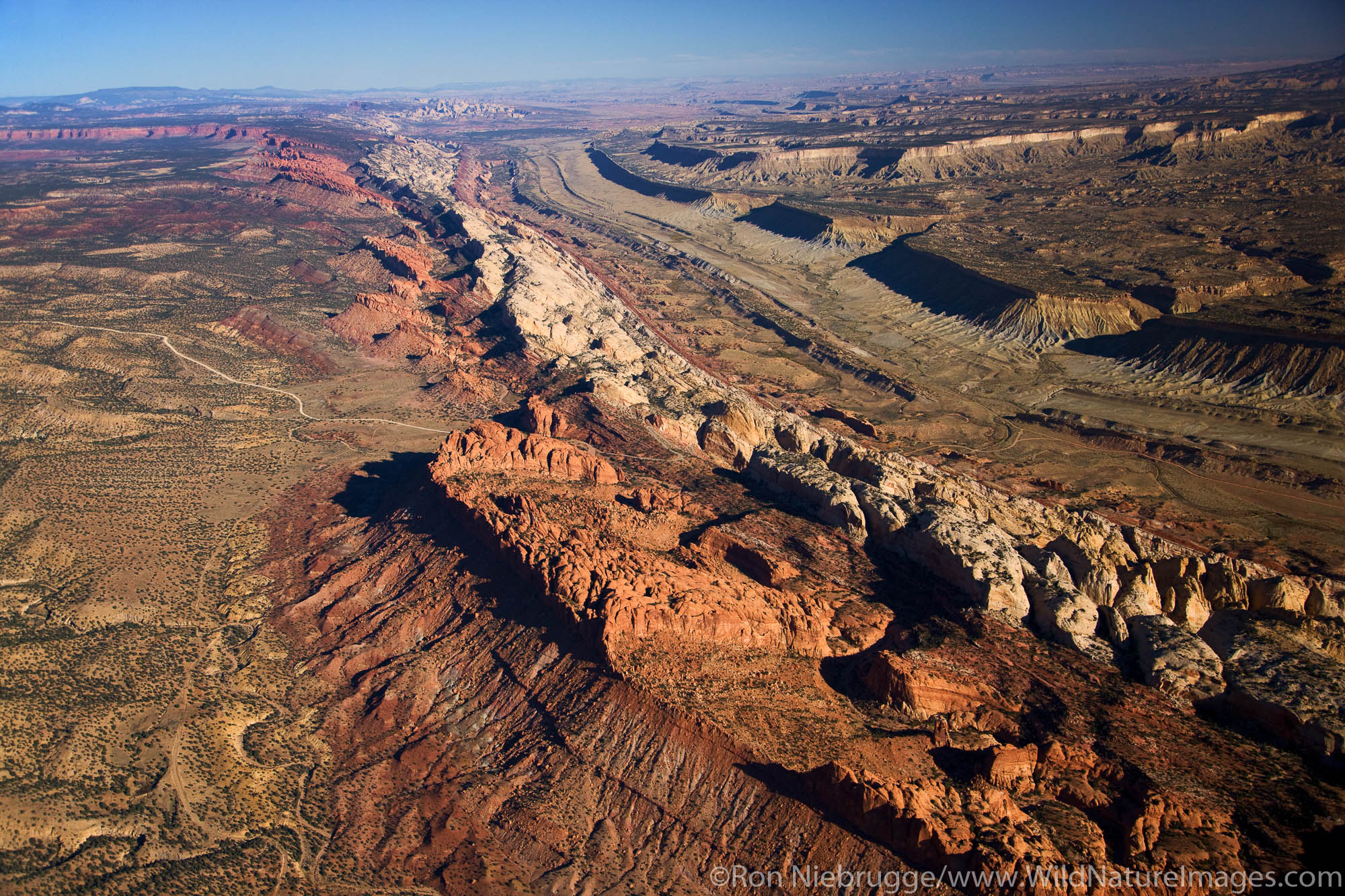 The Waterpocket Fold, Capitol Reef National Park, Utah.