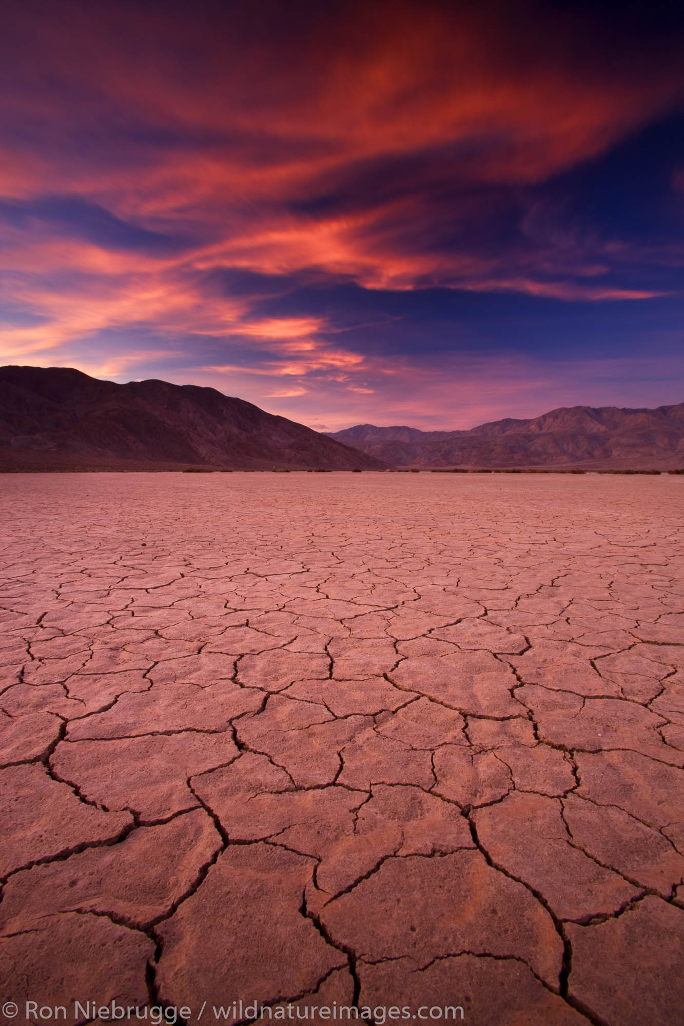 A dry lake bed in Anza-Borrego Desert State Park, California.