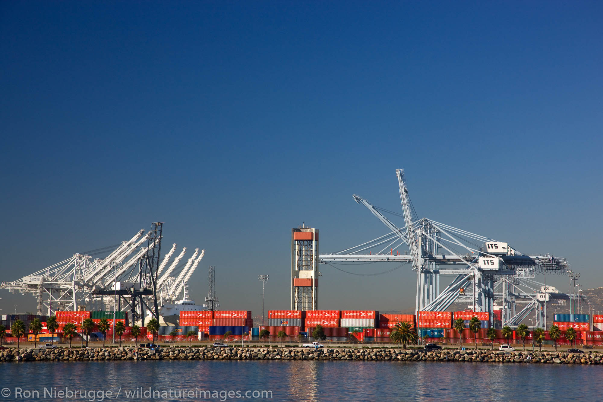 Port of Long Beach, California.