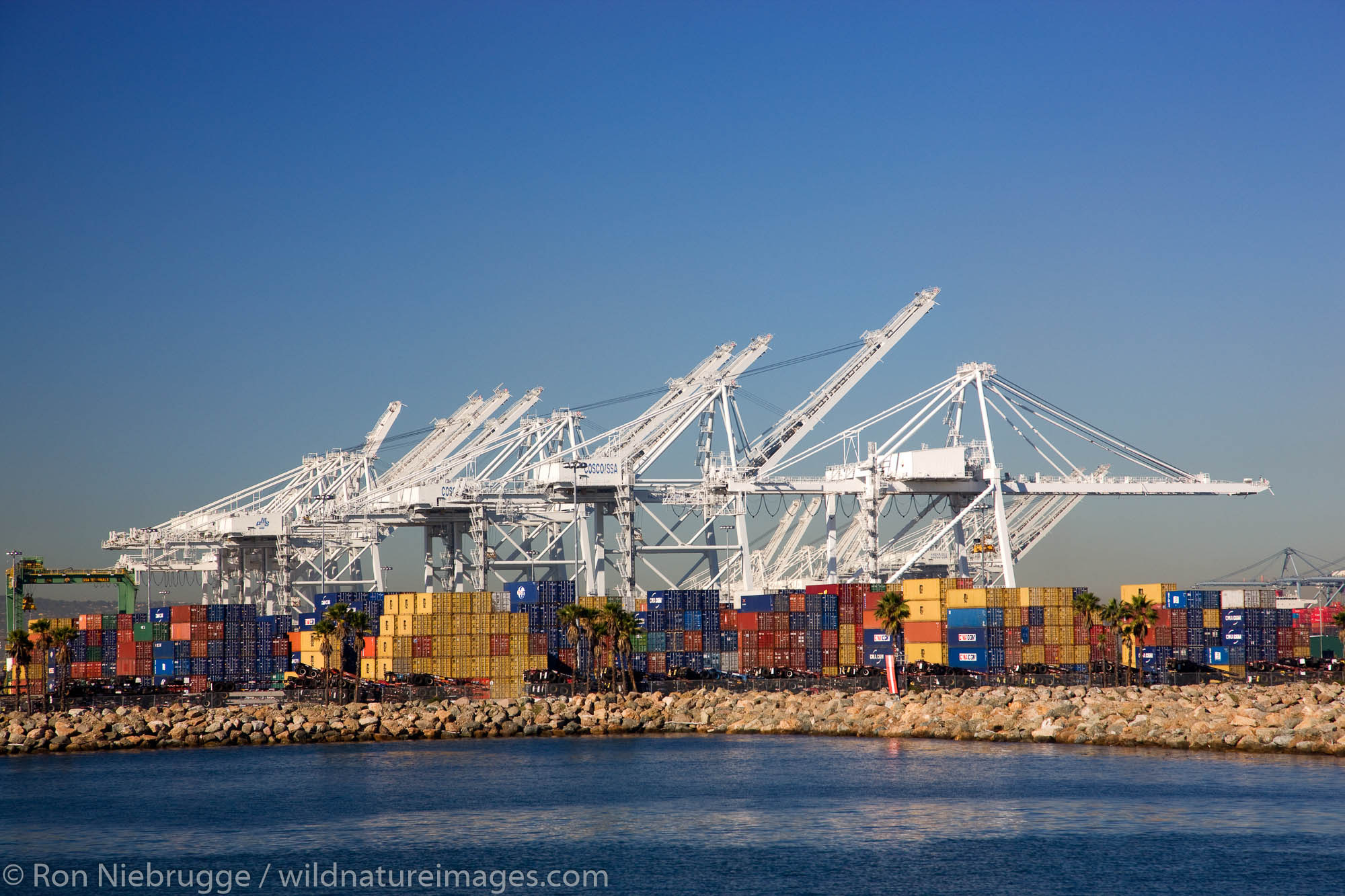 Port of Long Beach, California.