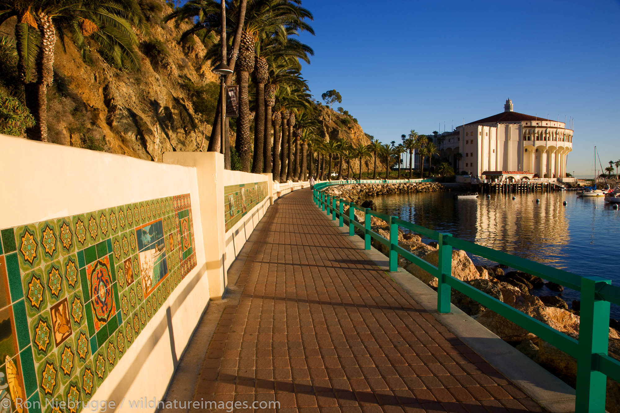 Via Casino Walkway, Avalon, Catalina Island, California.