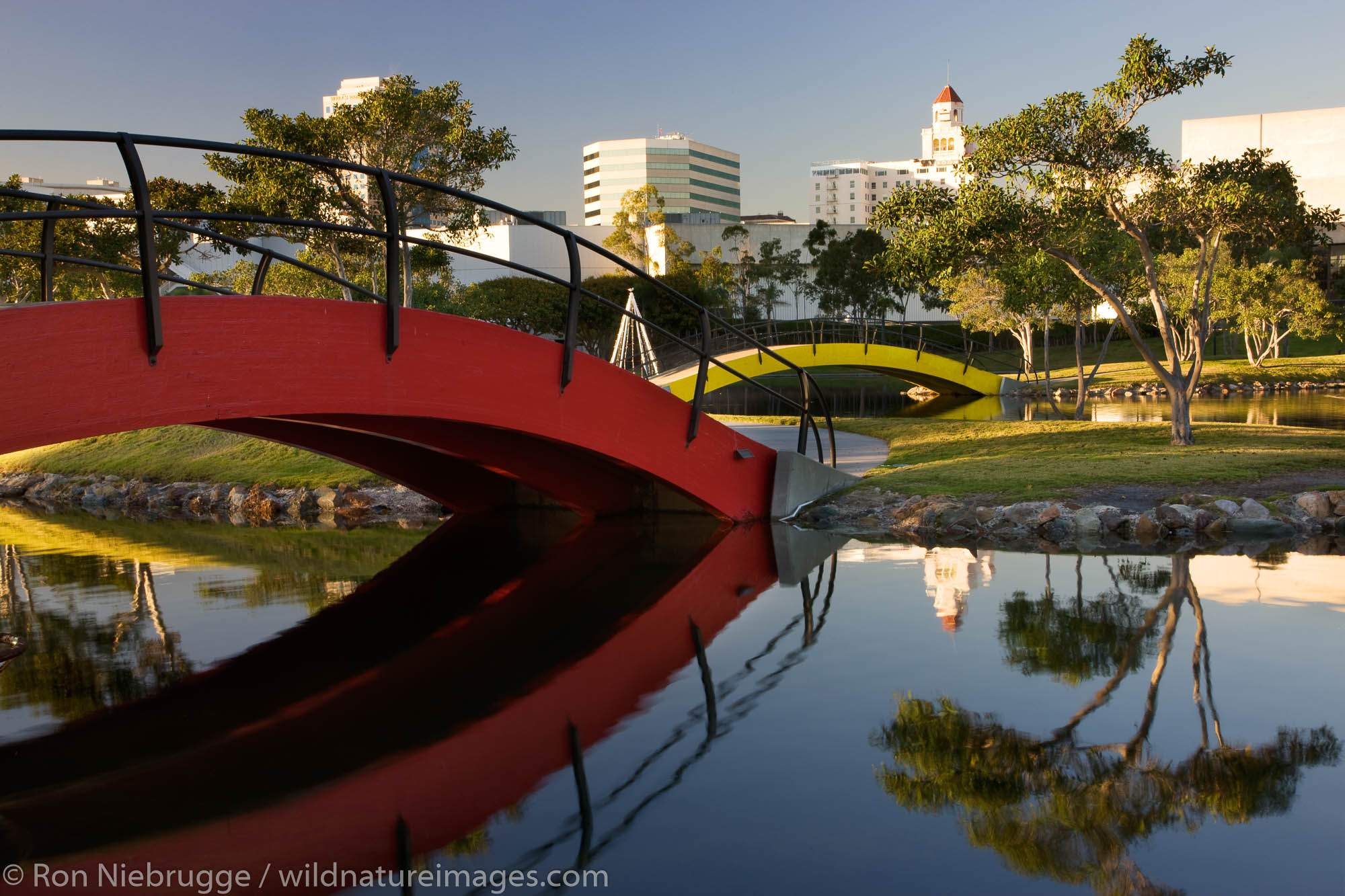 Rainbow Lagoon Park, Waterfront Center, Long Beach, California.