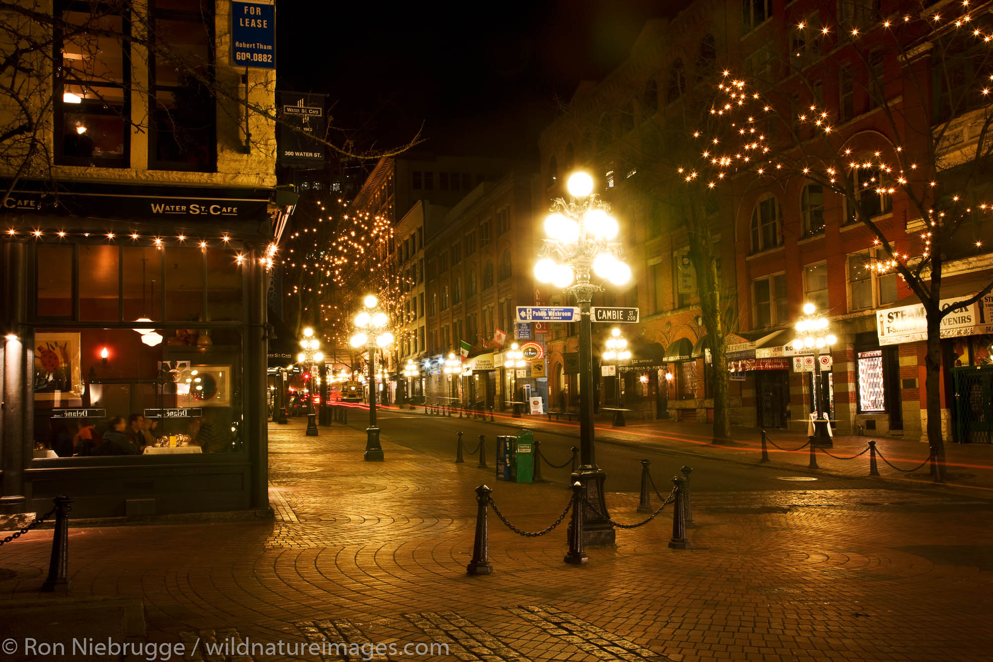 The Gastown area, Vancouver, British Columbia, Canada.