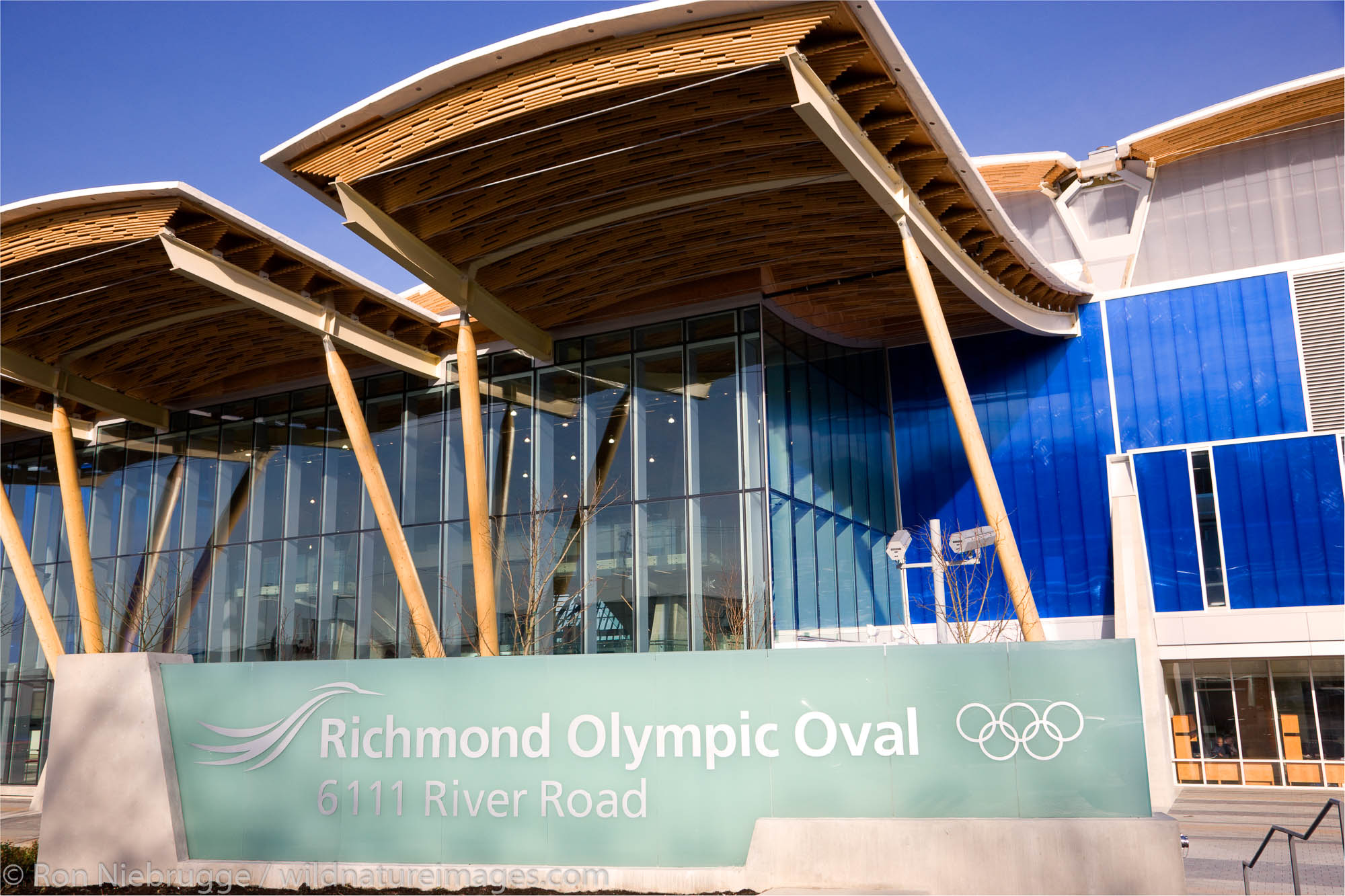 Richmond Olympic Oval, speed skating venue for the 2010 Vancouver Winter Olympics, British Columbia, Canada.