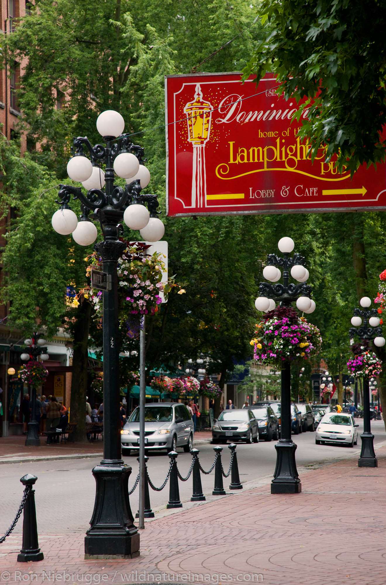 Gastown District, downtown Vancouver, British Columbia, Canada.