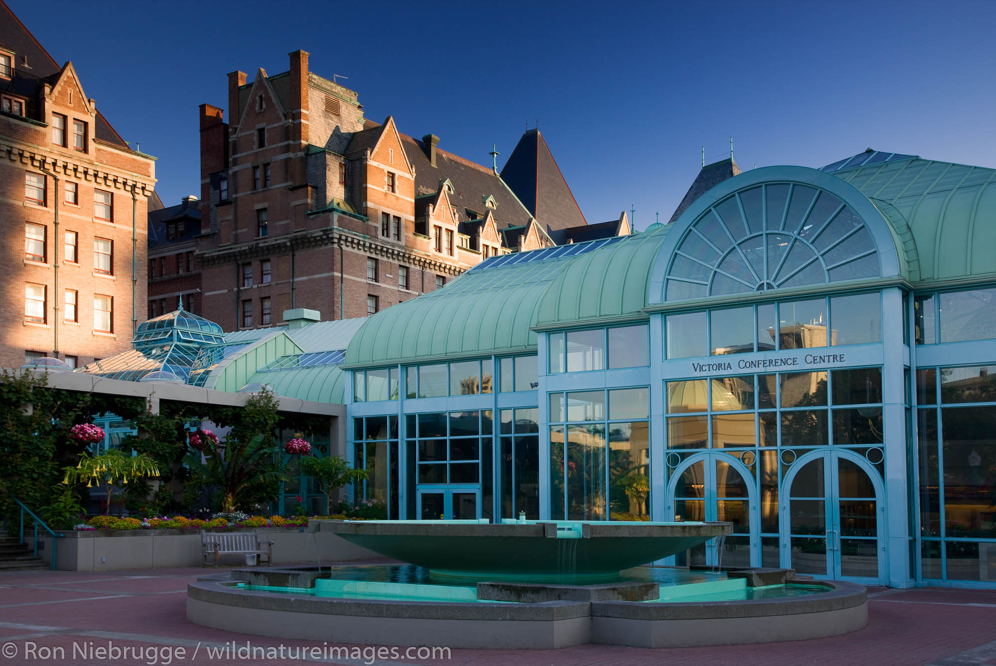 Victoria Conference Centre, near the Inner Harbour, Victoria, Vancouver Island, British Columbia, Canada.
