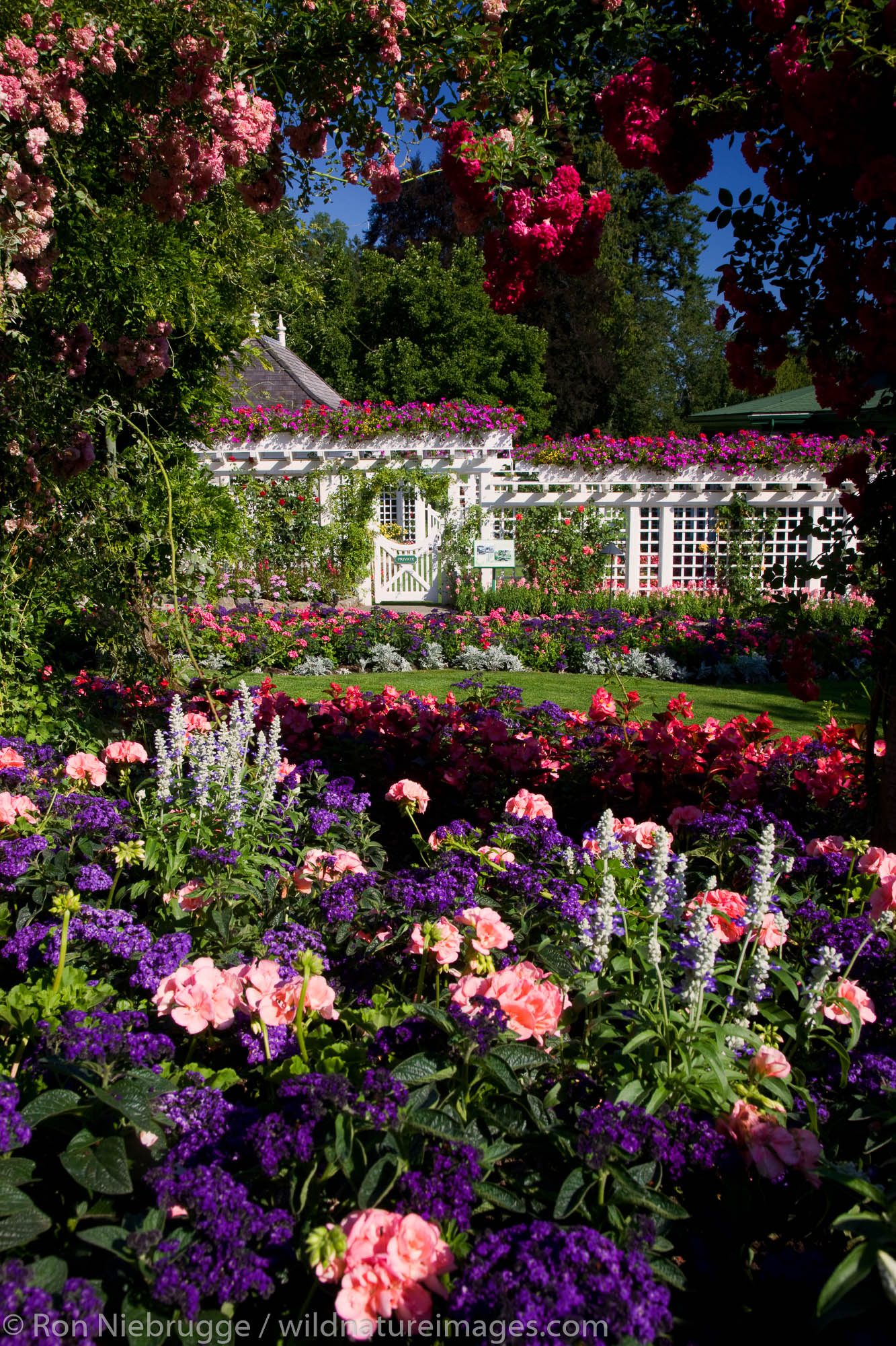 The Butchart Gardens, Victoria, Vancouver Island, British Columbia, Canada.