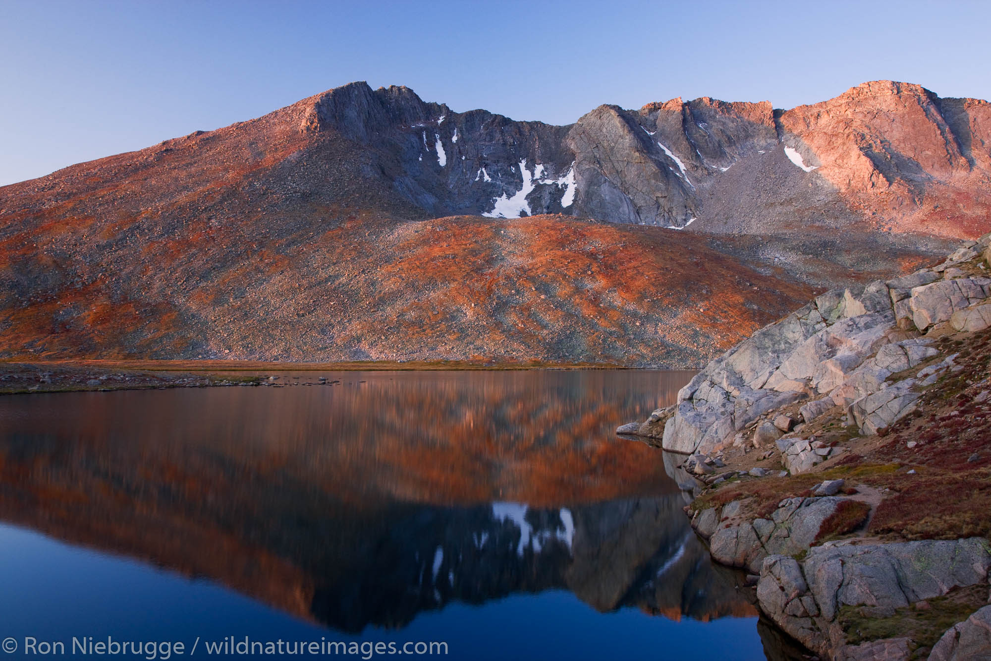 Summit Lake, Mount Evans Recreation Area, Arapaho National Forest, Colorado.