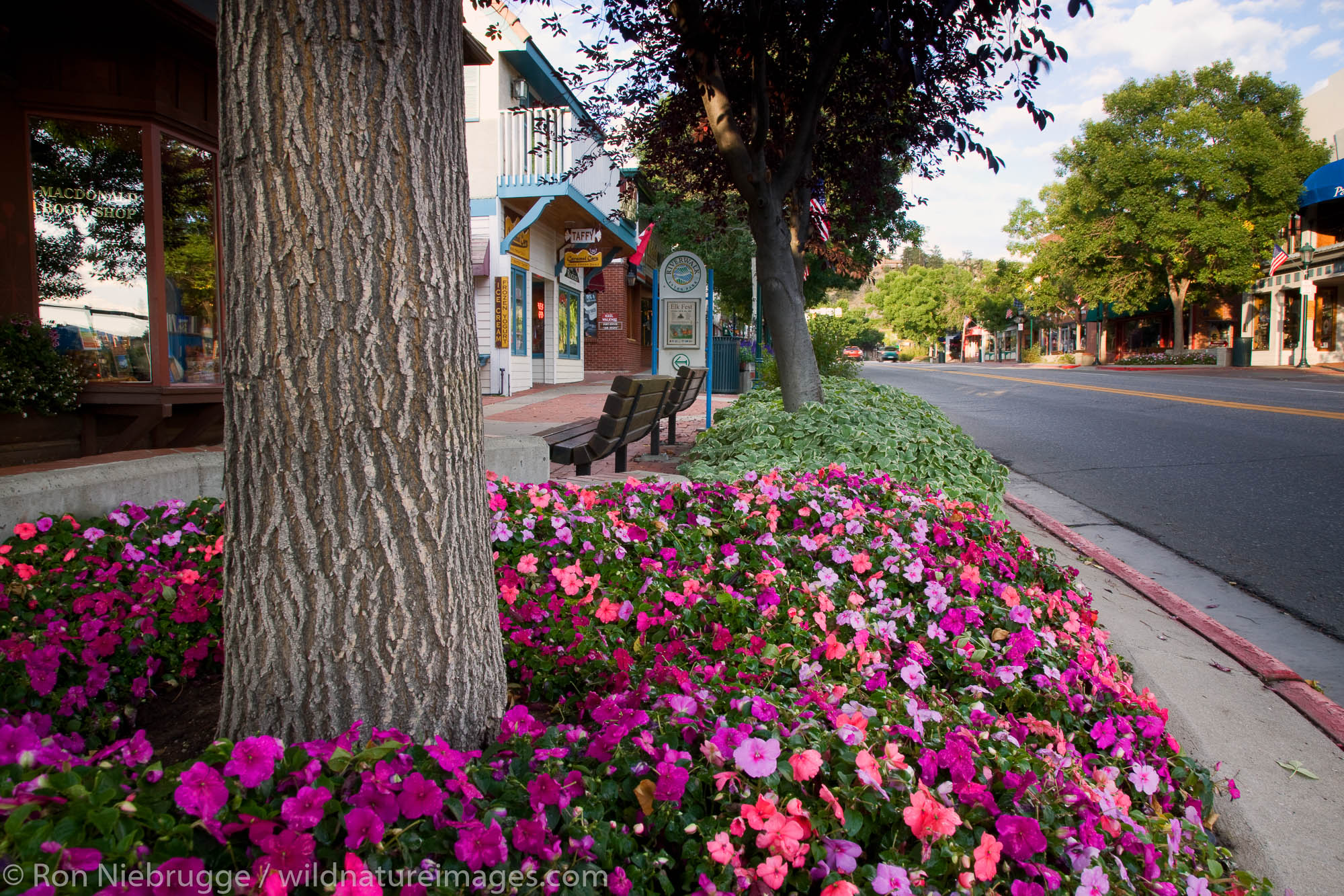 Estes Park, gateway to Rocky Mountain National Park, Colorado.