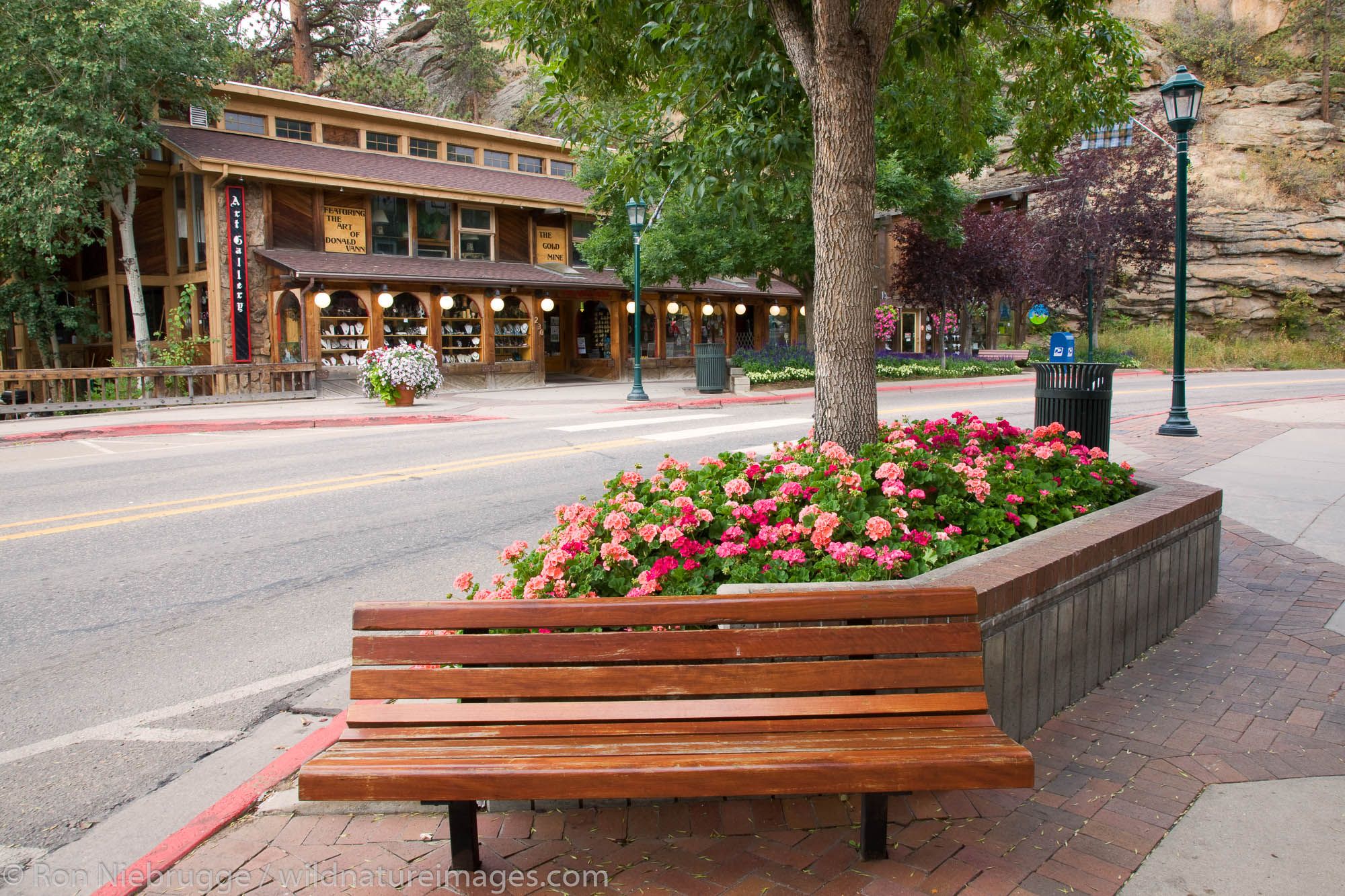 Estes Park, gateway to Rocky Mountain National Park, Colorado.