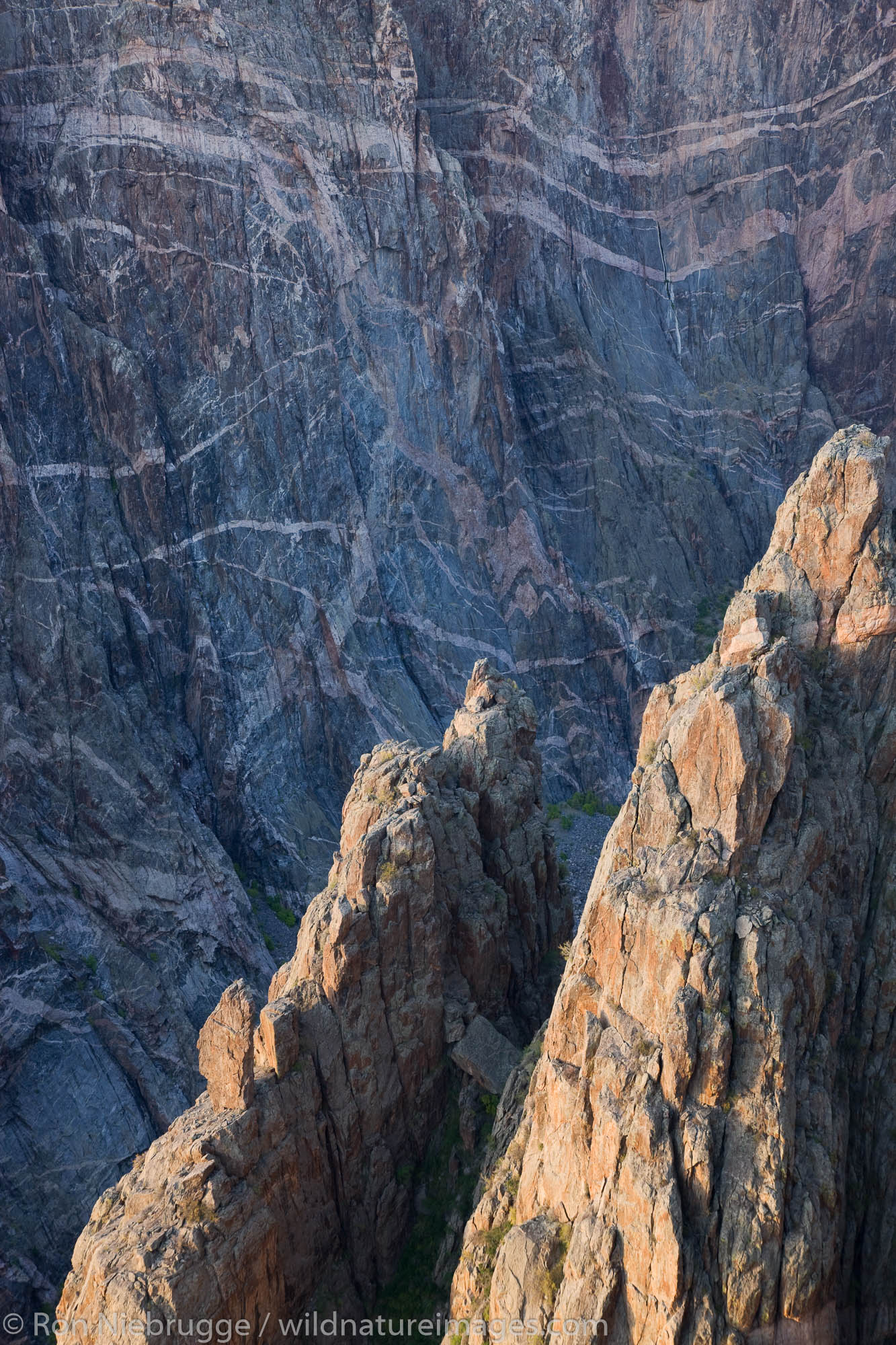 Painted Wall, Black Canyon of the Gunnison National Park, Colorado.