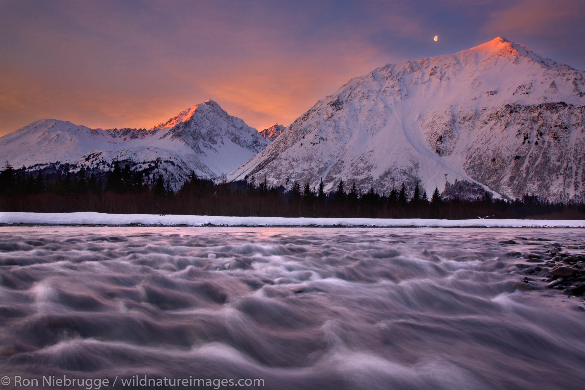 Resurrection River Seward Alaska.