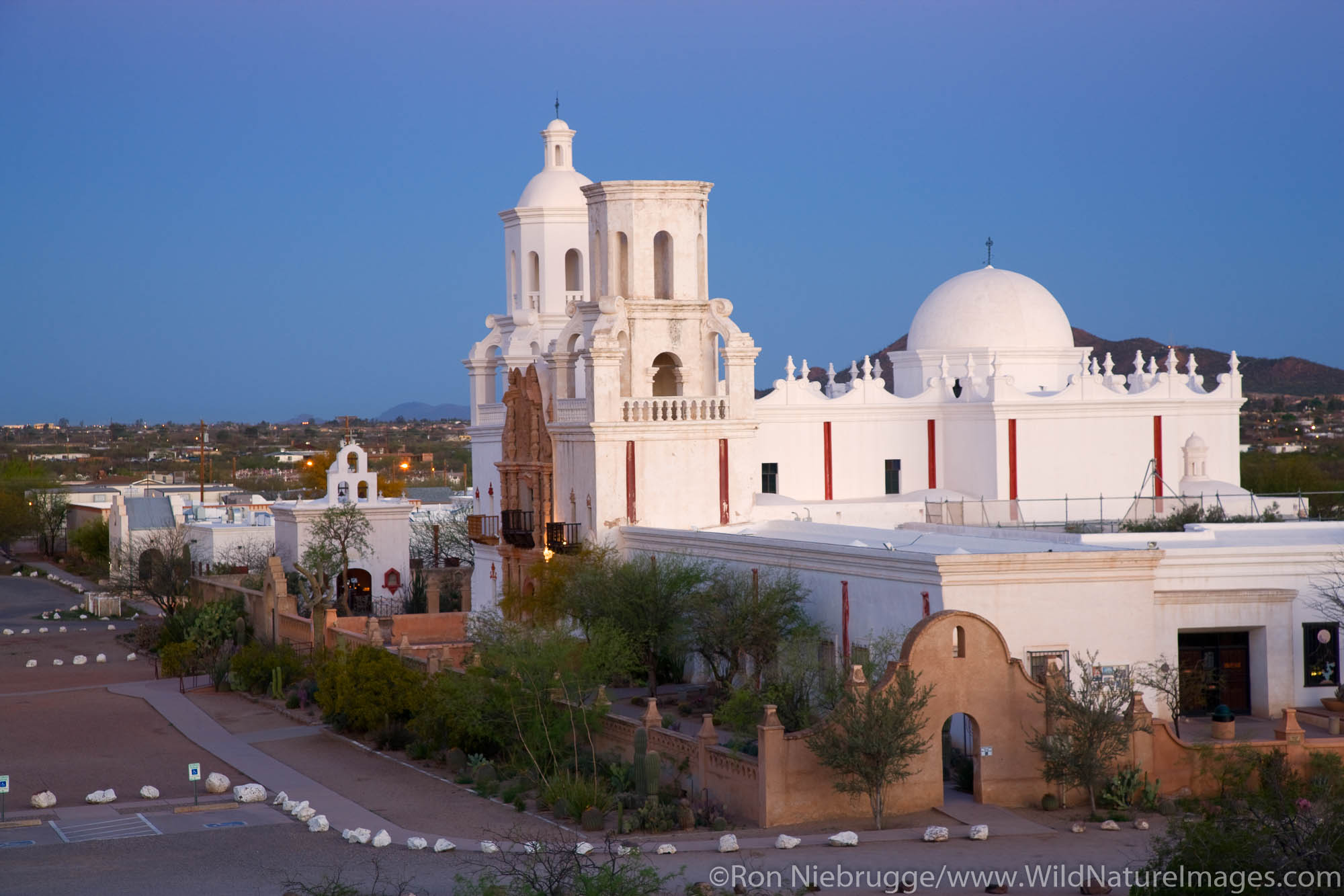 Mission San Xavier del Bac, (White Dove of the Desert) Tucson, Arizona.