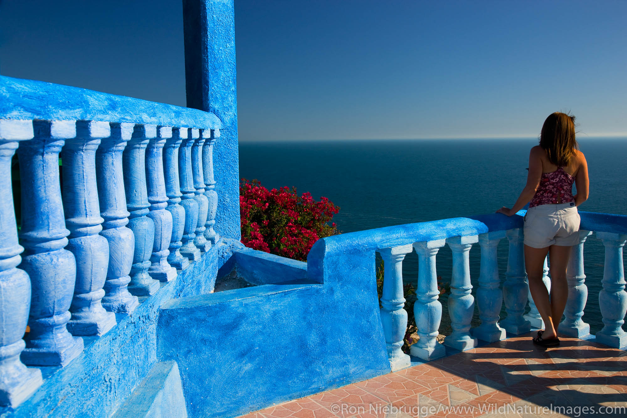 Restaurant over looking the Sea of Cortez, Rocky Point, Mexico.