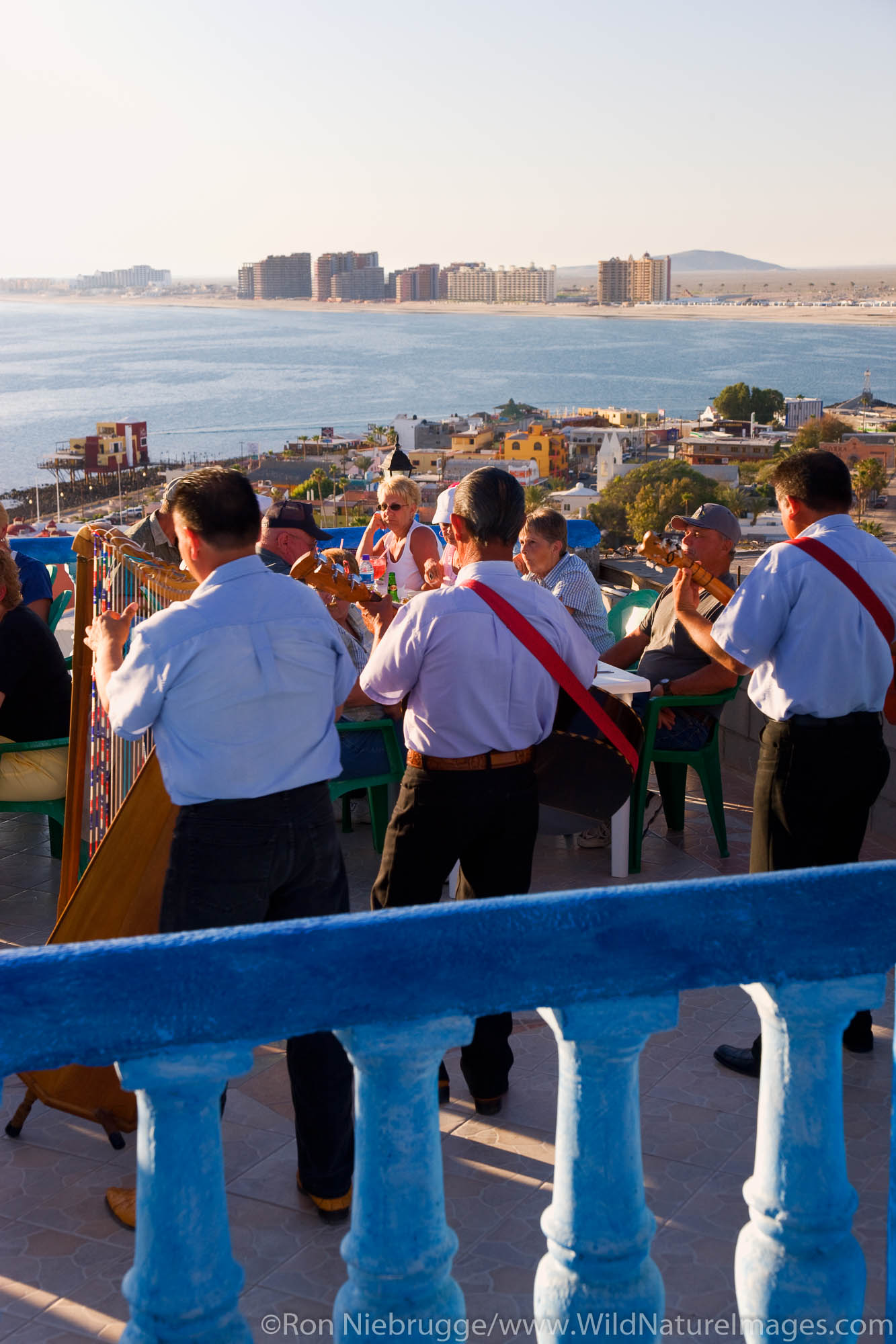 La Casa Del Capitan restaurant over looking the Sea of Cortez, Rocky Point, Mexico.