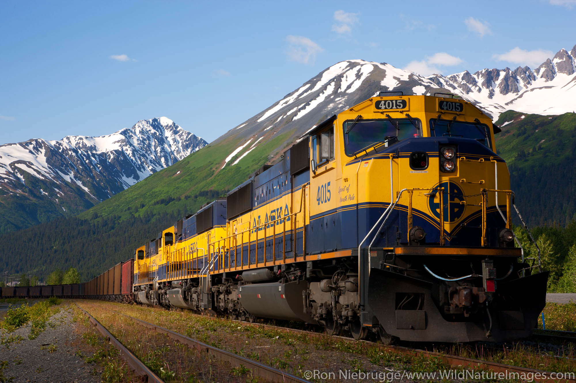 Alaska Railroad, Seward, Alaska.