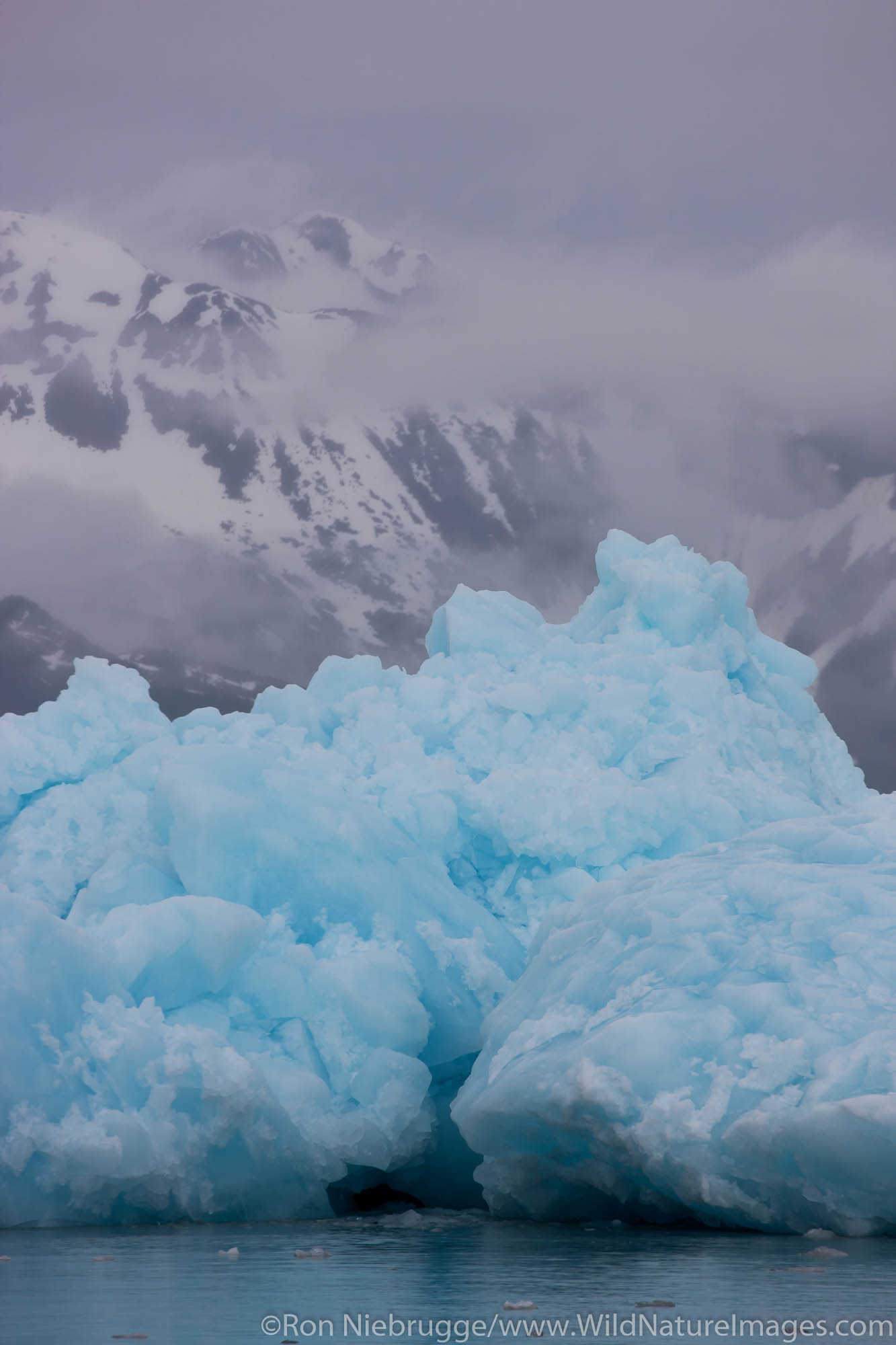 Aialik Glacier, Kenai Fjords National Park, near Seward, Alaska.