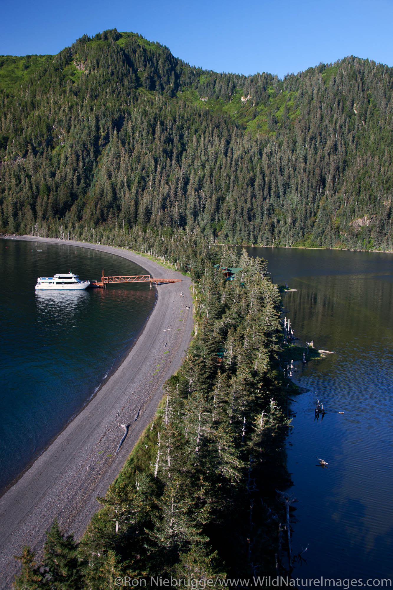 Aerial photo shoot for Kenai Fjords Tours 8-19-2010, near Seward, Alaska.