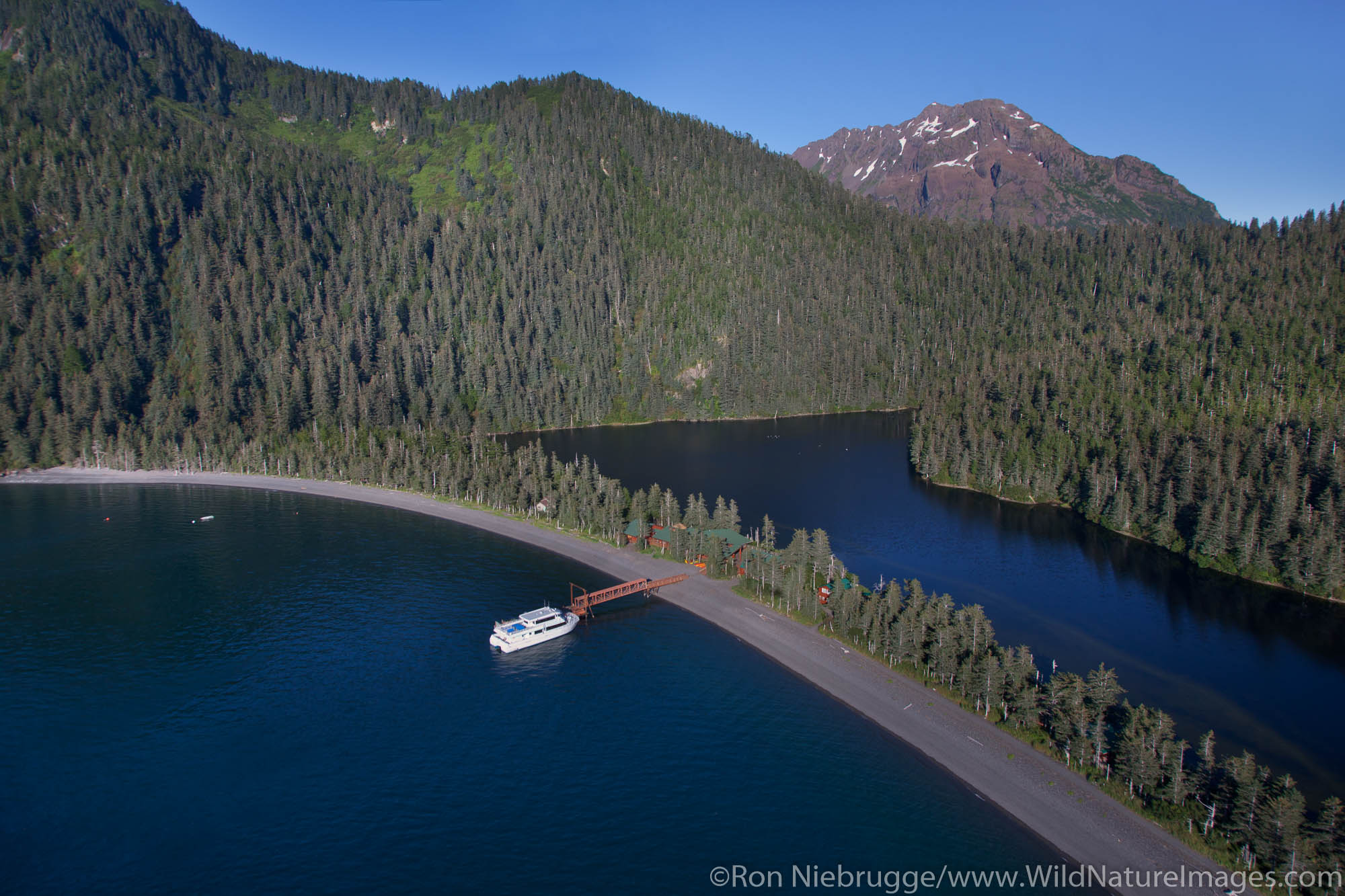 Aerial photo shoot for Kenai Fjords Tours 8-19-2010, near Seward, Alaska.