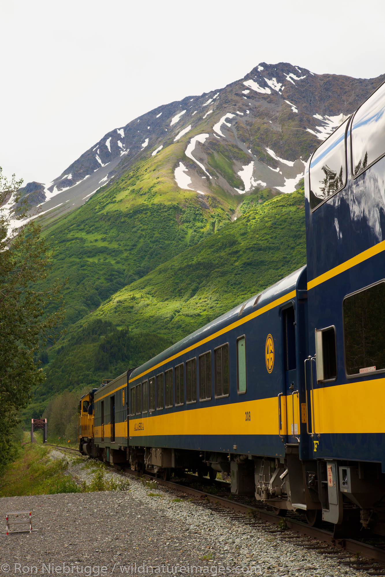The train to Spencer Glacier, Chugach National Forest, Alaska