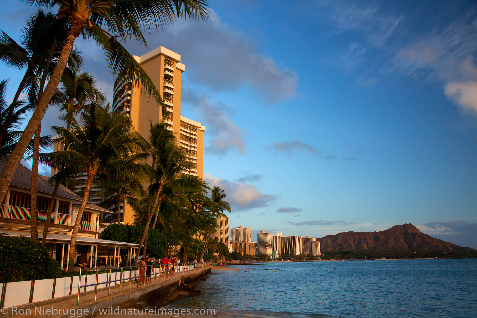 Waikiki Beach, Honolulu, Hawaii.