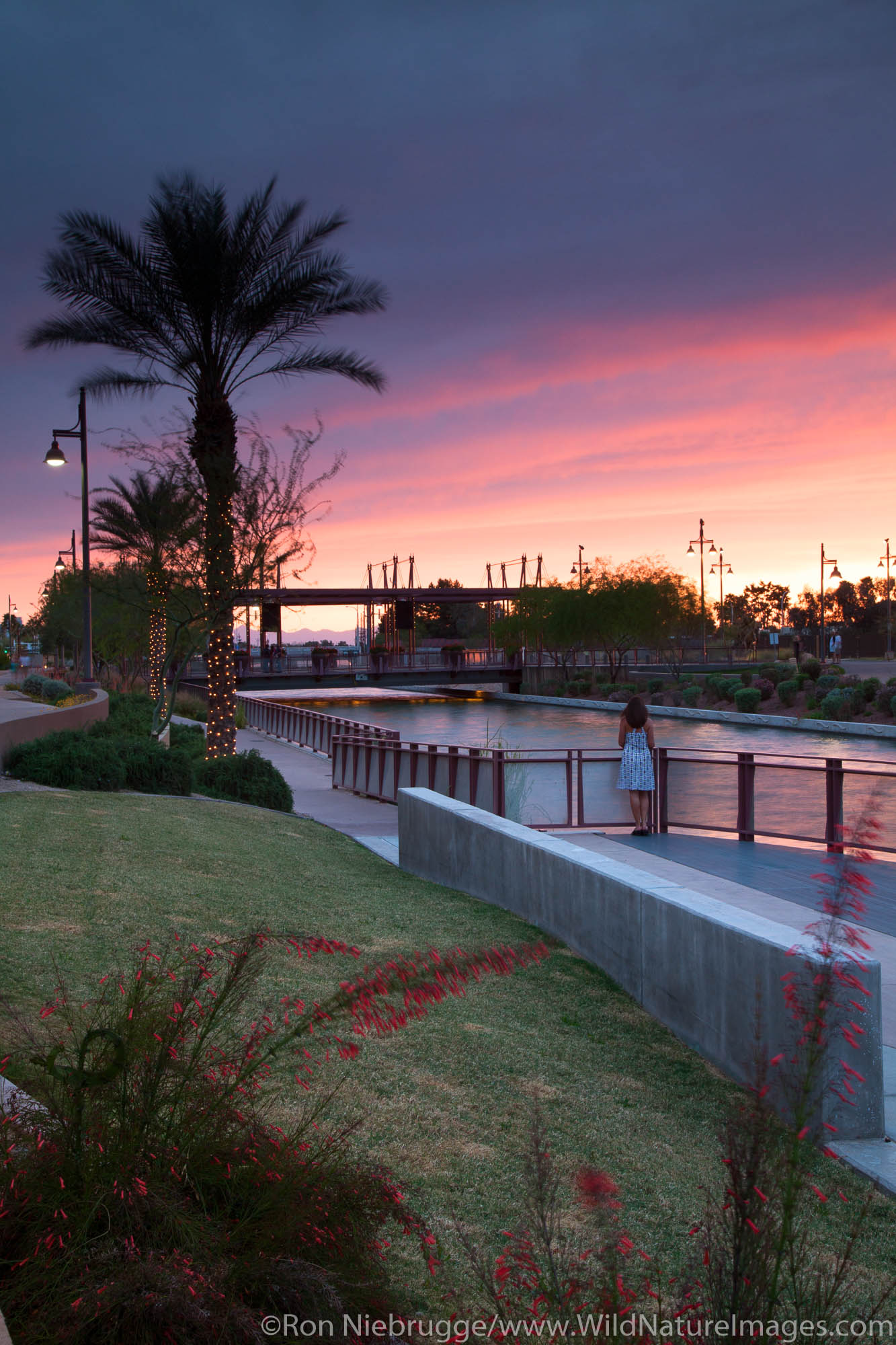 The Riverwalk area of Scottsdale, Arizona. (Model Released)