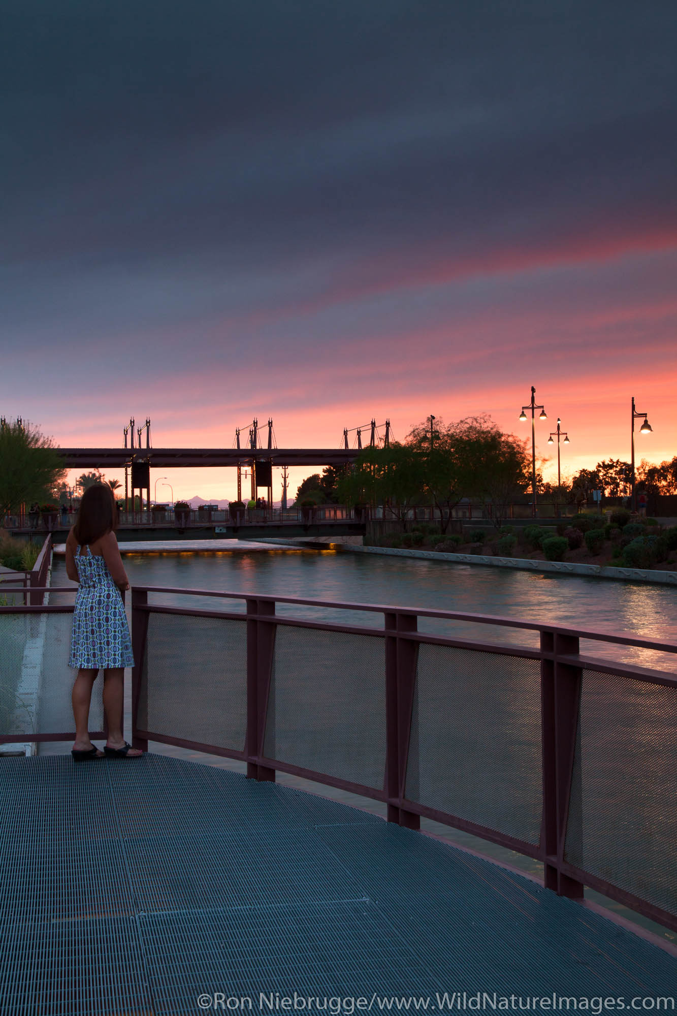 The Riverwalk area of Scottsdale, Arizona. (Model Released)