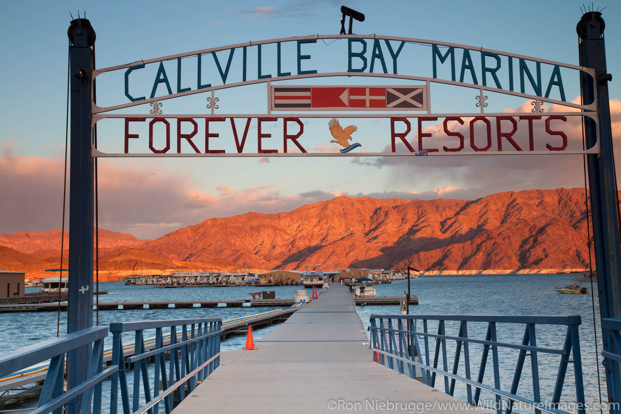 Callville Bay Marina, Lake Mead National Recreation Area, near Las Vegas, Nevada.