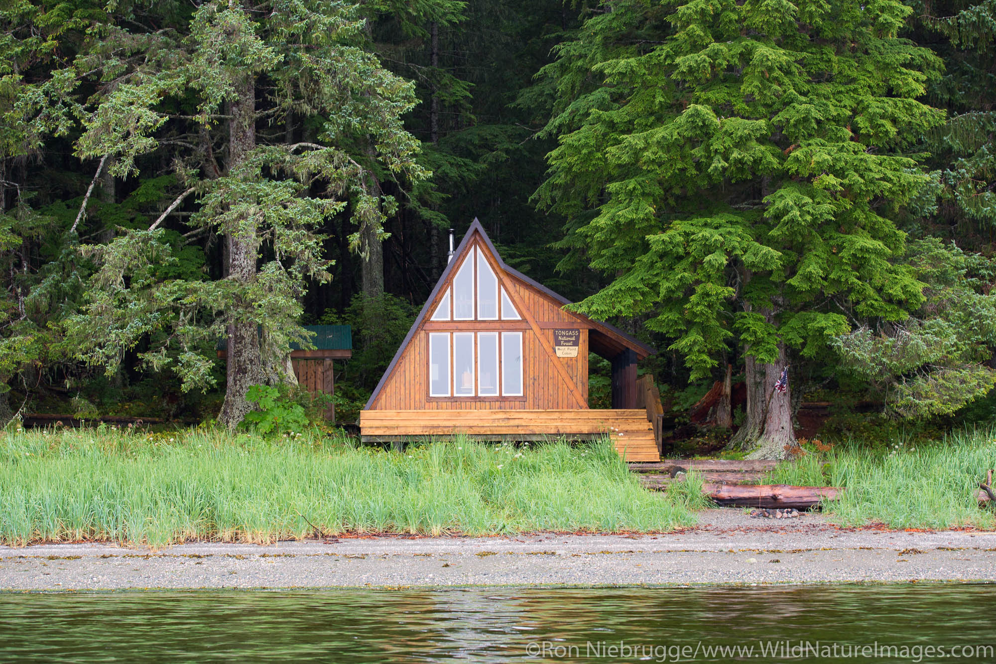 West Point Cabin, Tongass National Forest, Alaska.