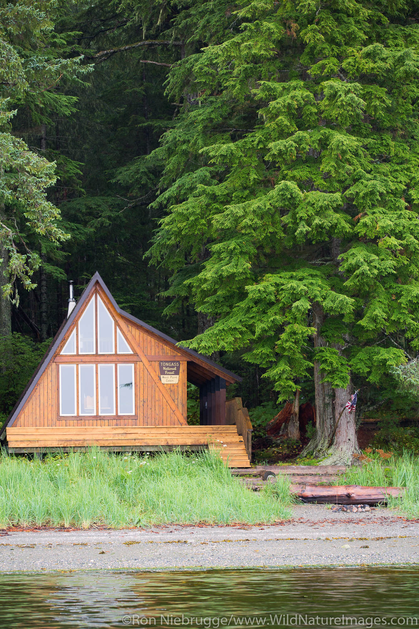 West Point Cabin, Tongass National Forest, Alaska.