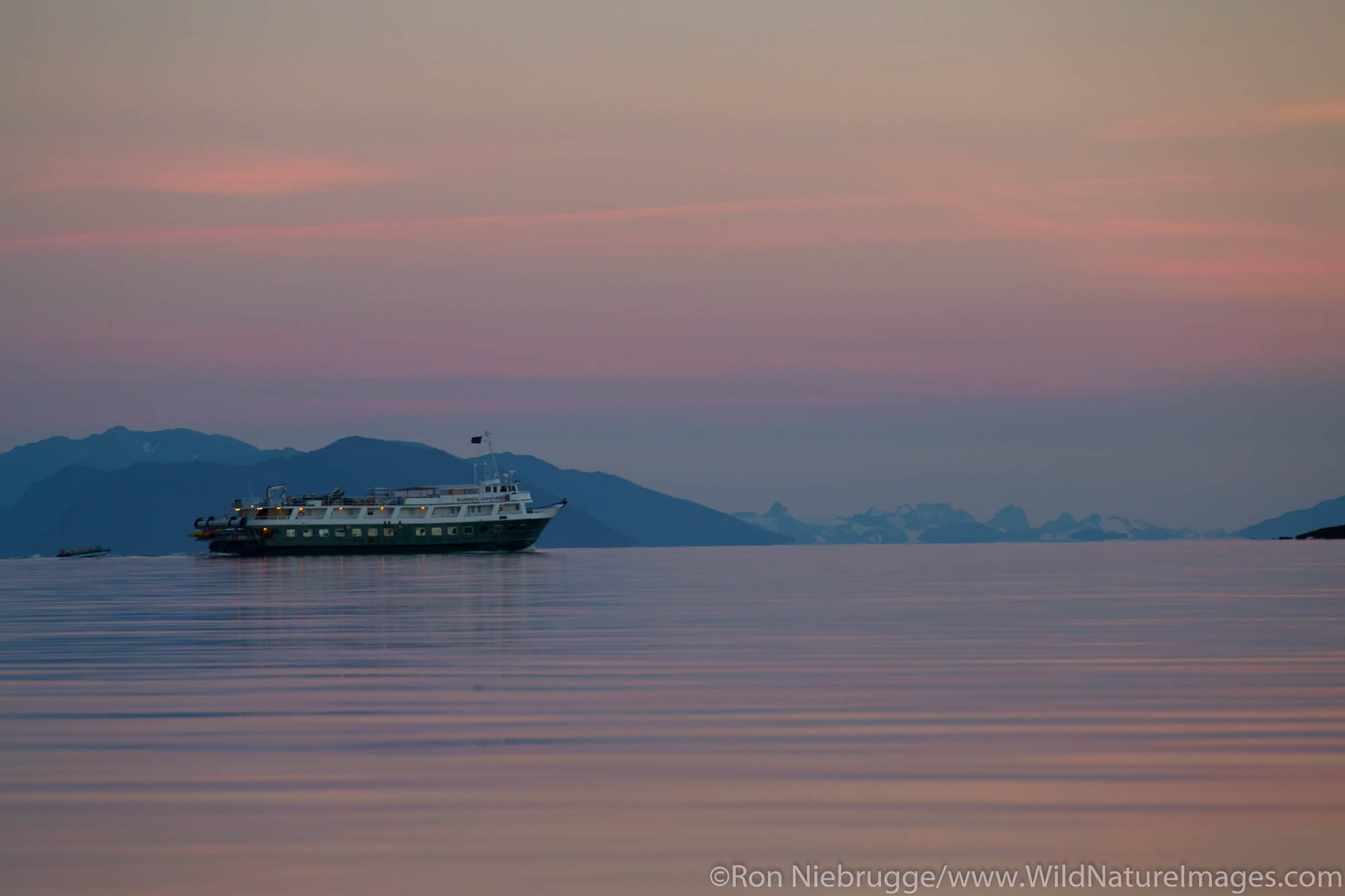 Tour boat Wilderness Adventures in Frederick Sound, Tongass National Forest, Alaska.