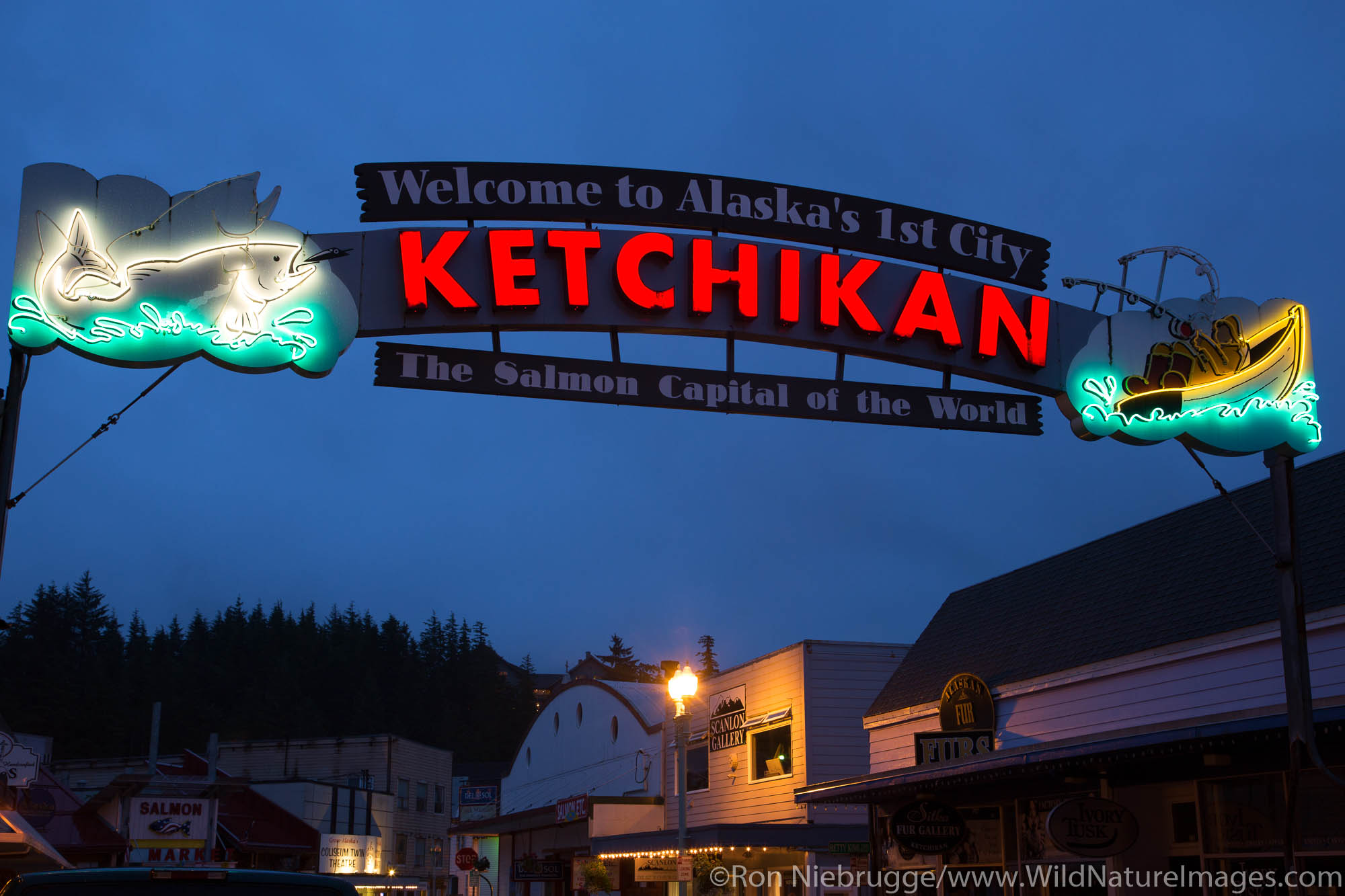 Ketchikan sign, Alaska