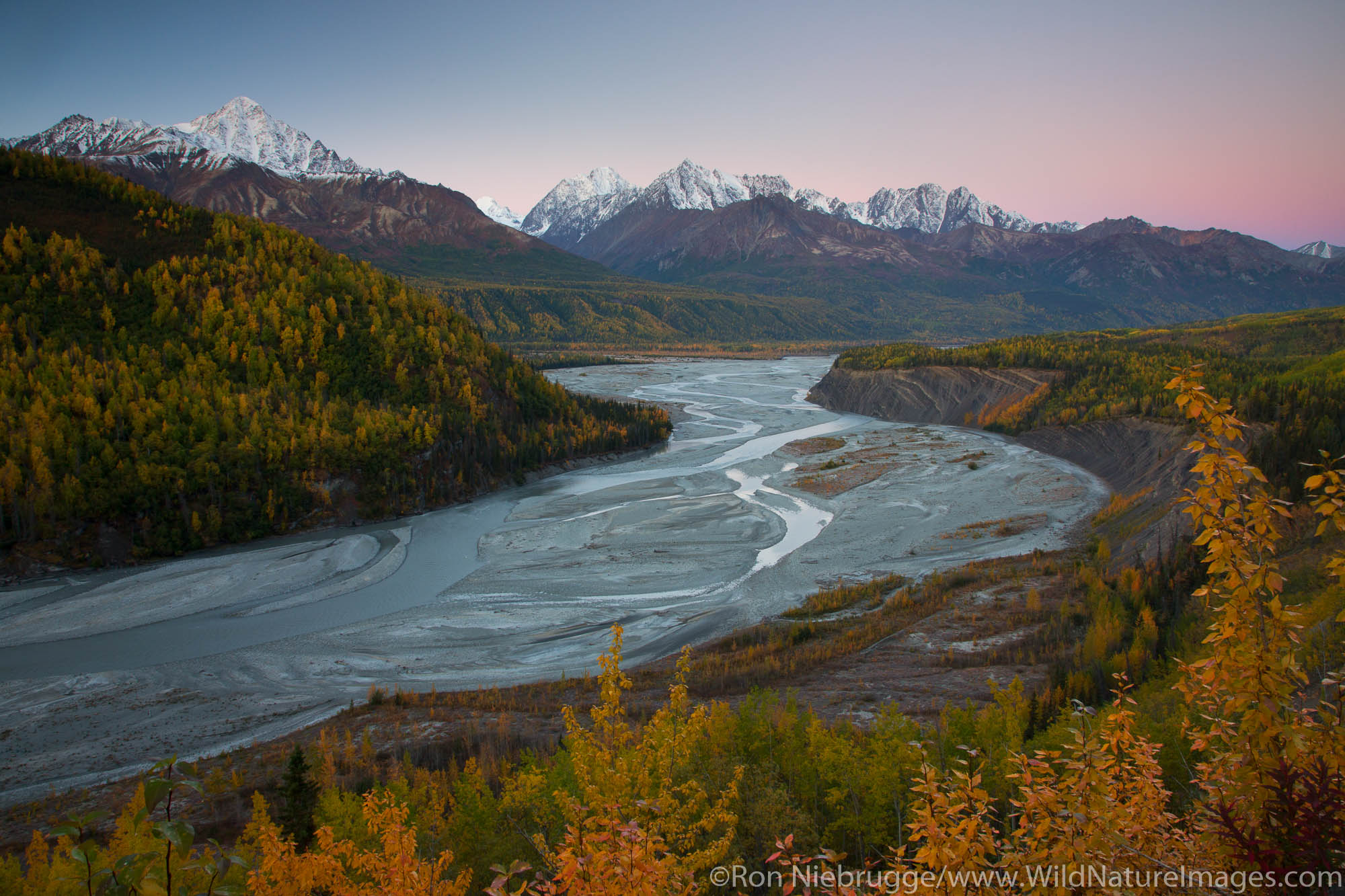 Matanuska River Valley, Alaska.