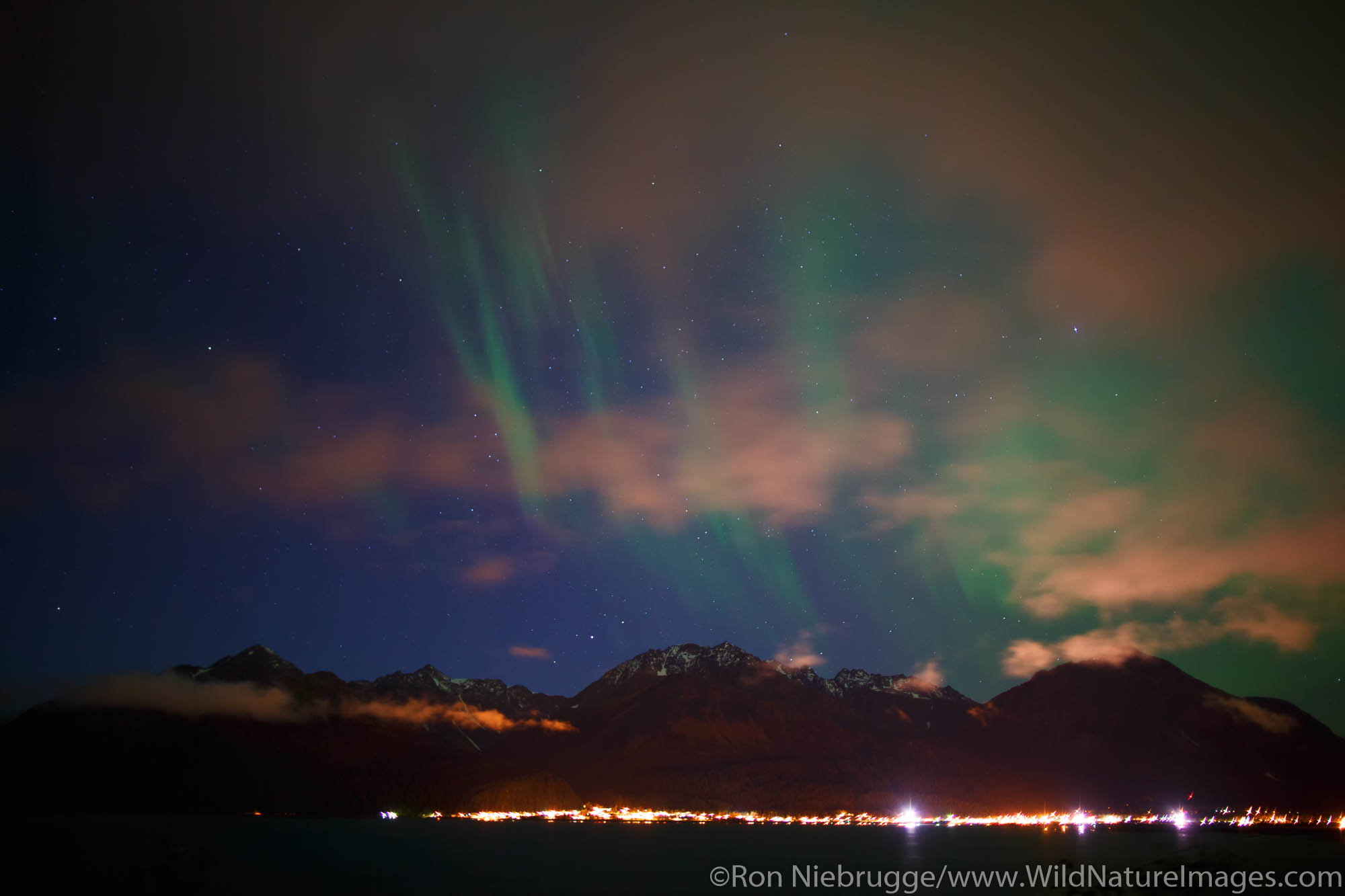 Northern Lights, also known as Aurora borealis, Alaska