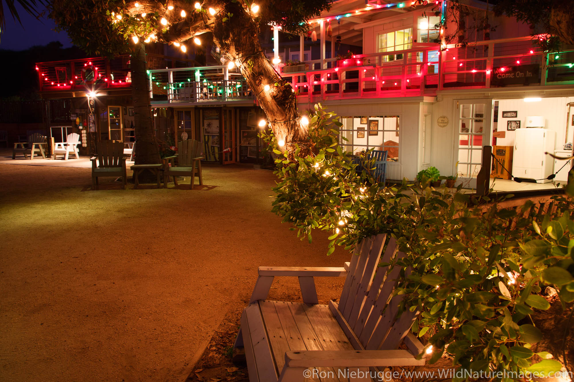 Crystal Cove Beach Cottages, Crystal Cove State Park, Newport Beach, Orange County, California.