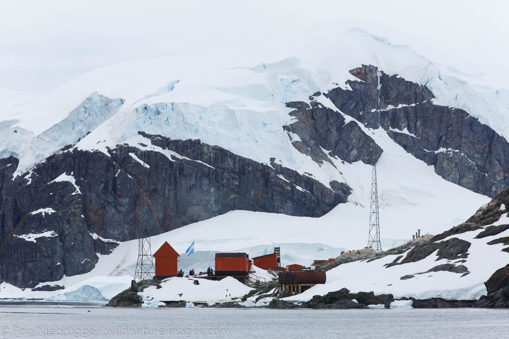 Almirante Brown Station, and Argentine station located in Paradise Bay, Antarctica.
