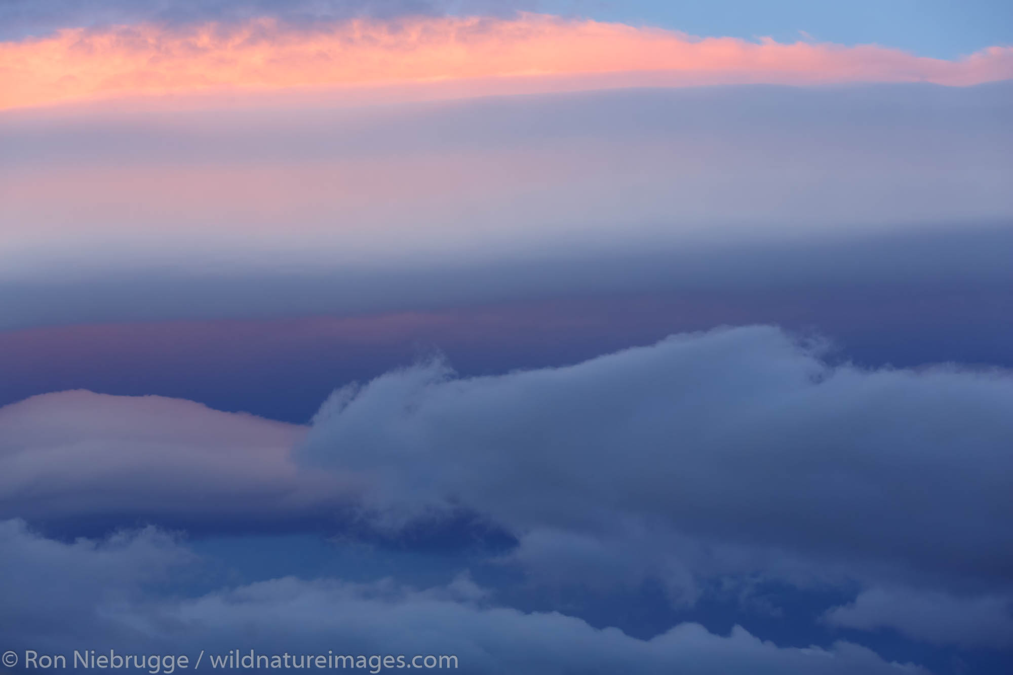 Clouds over Anza-Borrego Desert State Park, California.