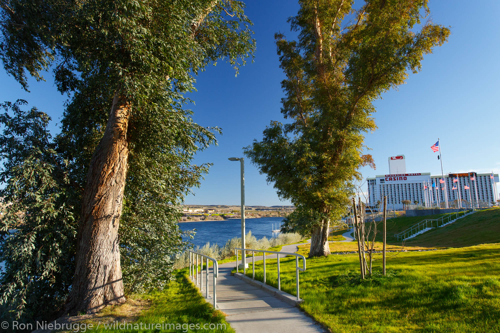 Walkway in Laughlin, Nevada.