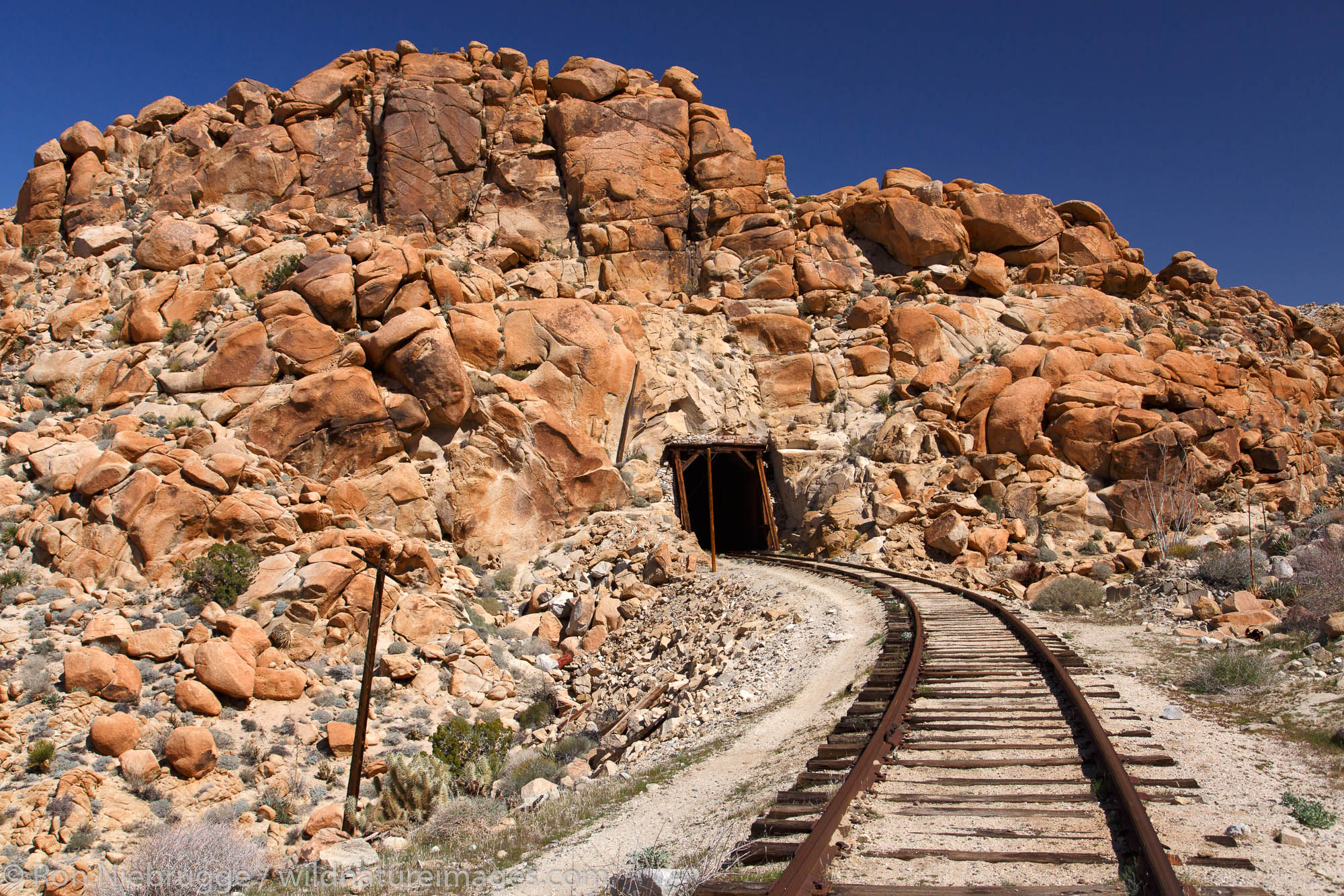 Carrizo Gorge Railroad Track, Anza-Borrego Desert State Park, California.