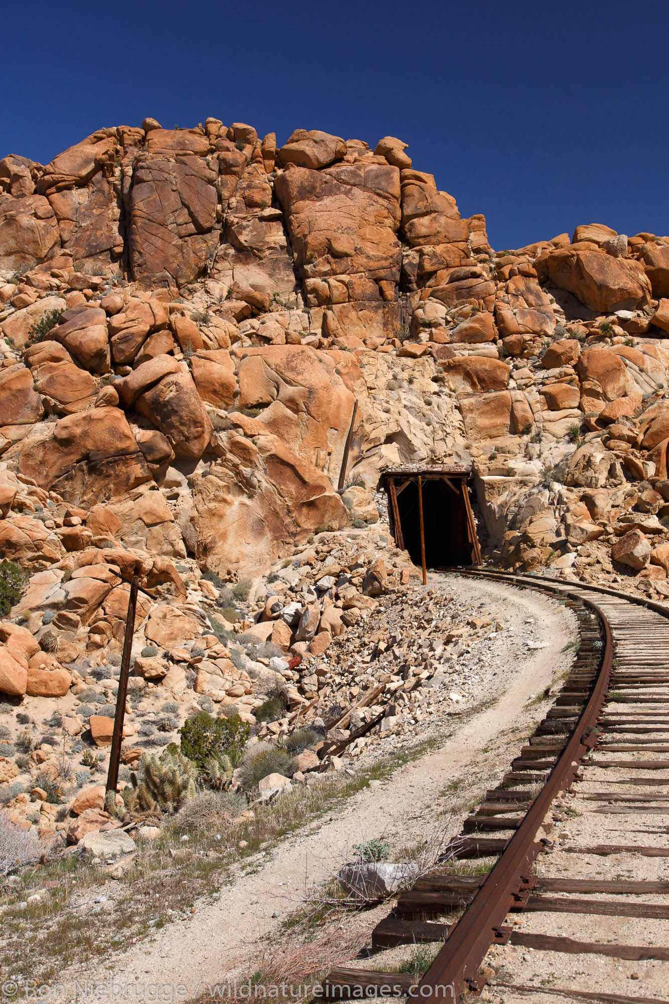 Carrizo Gorge Railroad Track, Anza-Borrego Desert State Park, California.