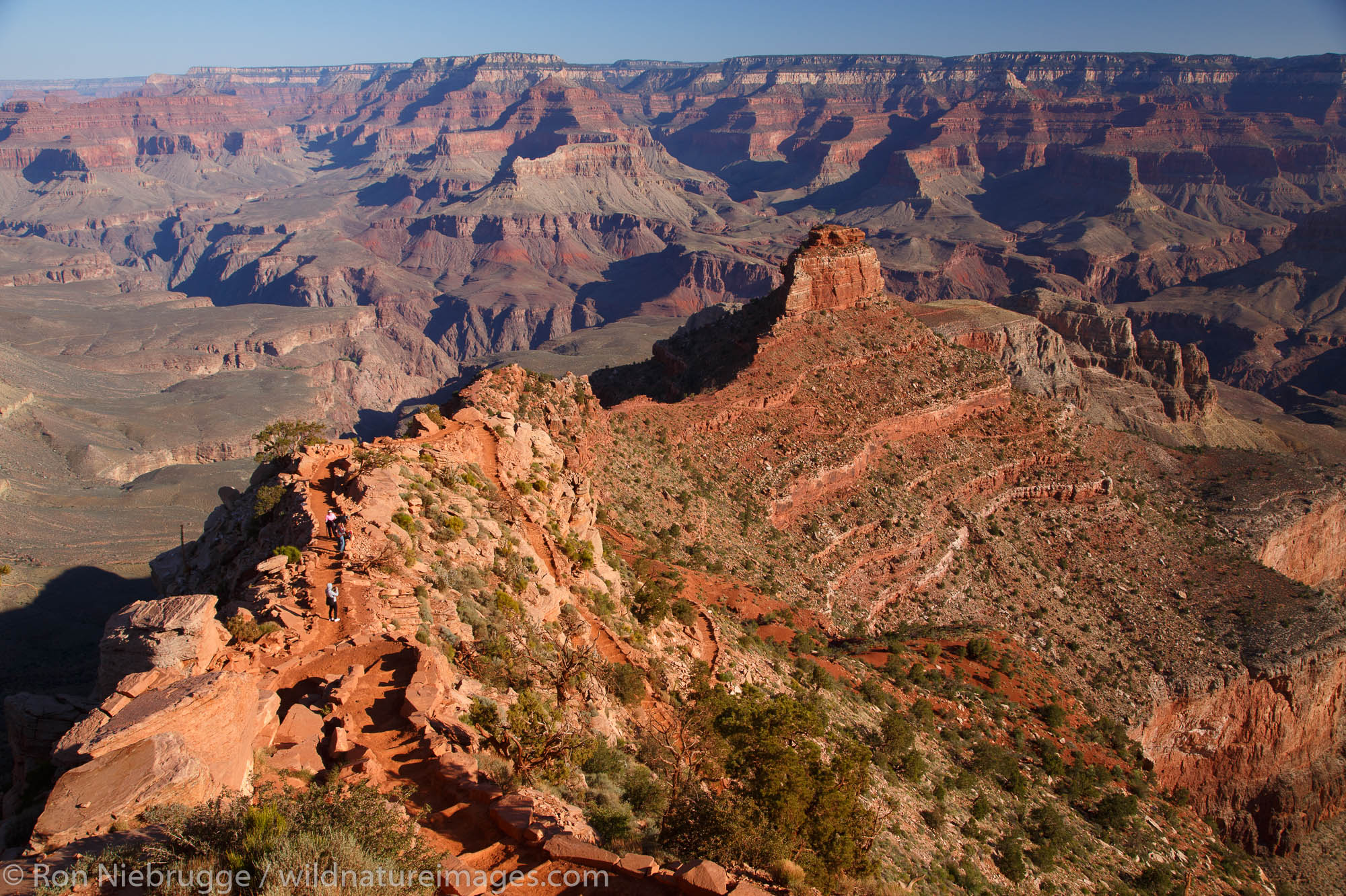 View from Ooh-ahh Point, South Kaibab Trail, Grand Canyon National Park, Arizona.