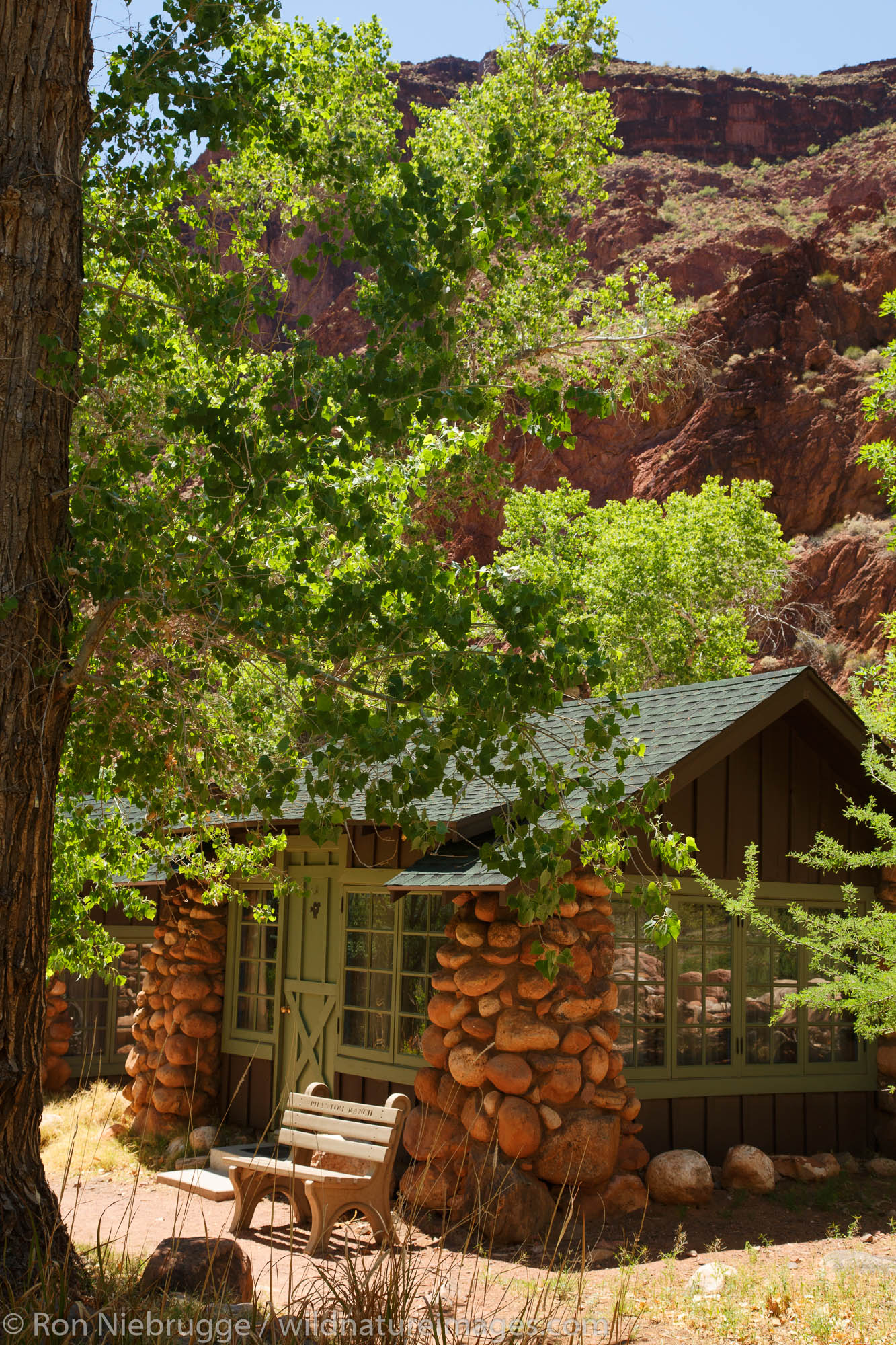 Phantom Ranch at the bottom of Grand Canyon National Park, Arizona.