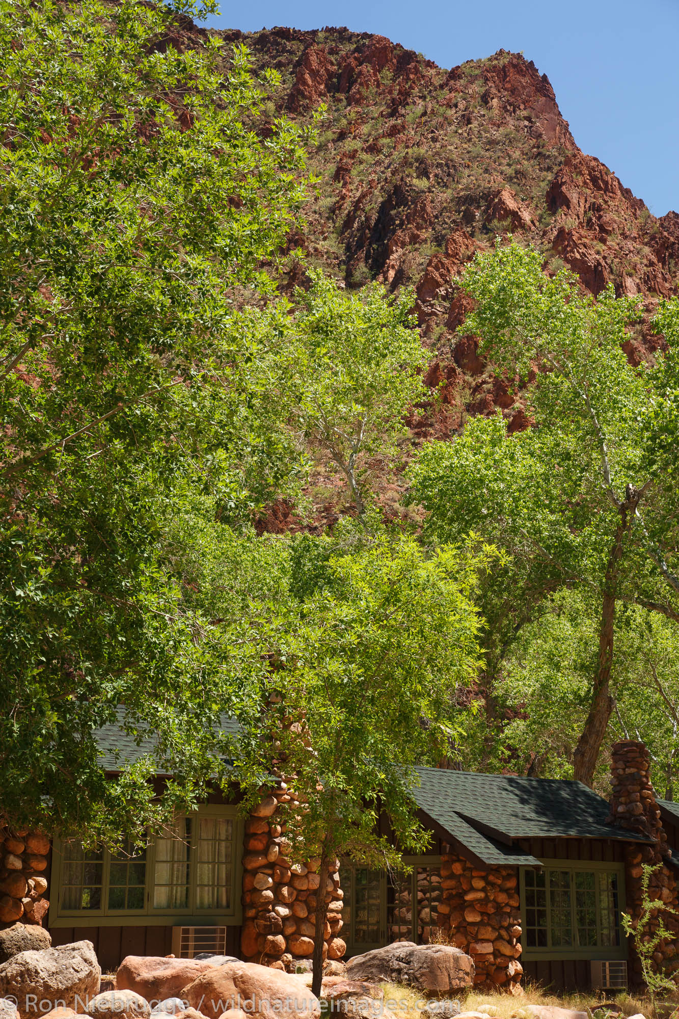 Phantom Ranch at the bottom of Grand Canyon National Park, Arizona.