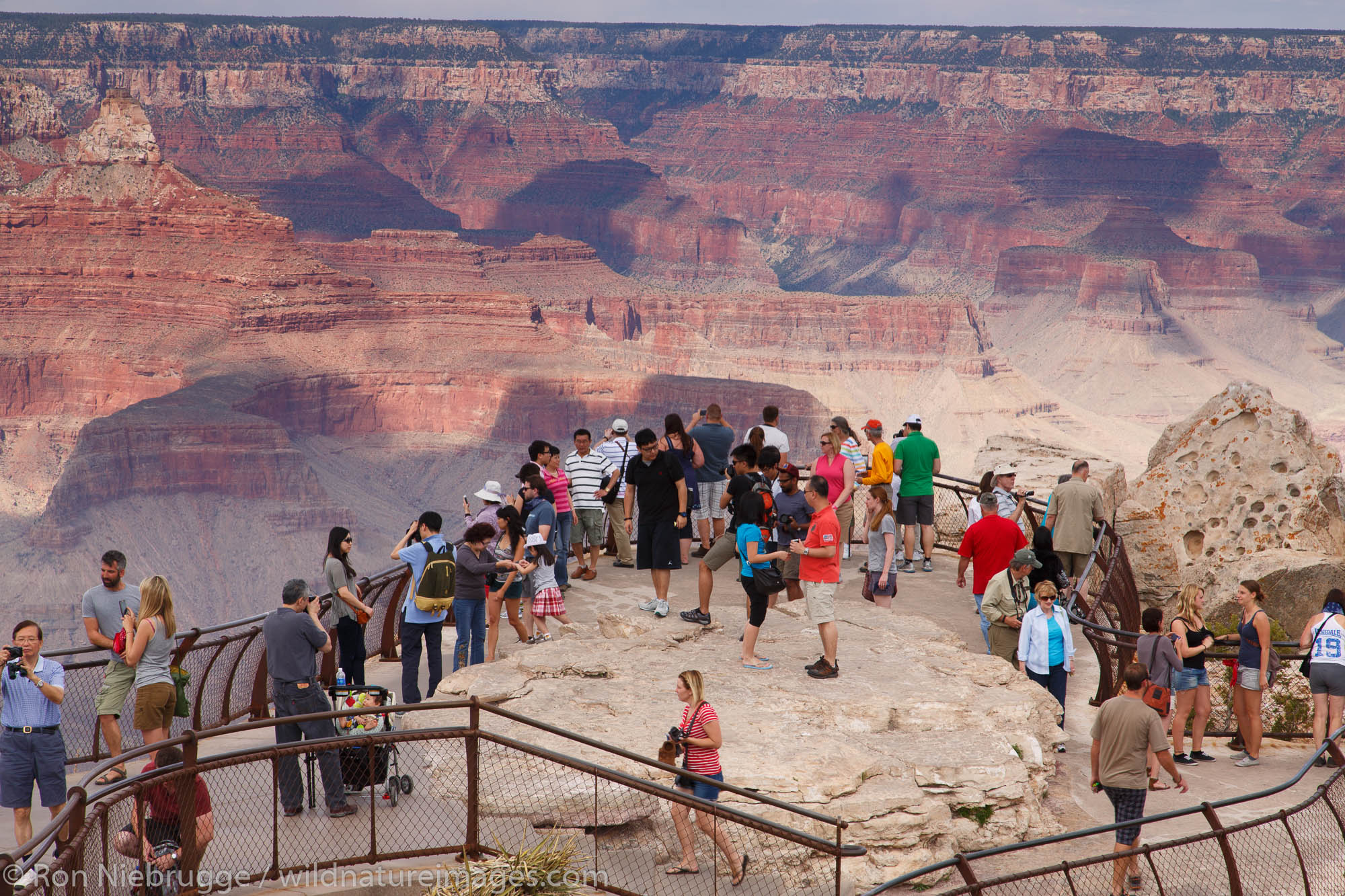 Mather Point, South Rim, Grand Canyon National Park, Arizona.