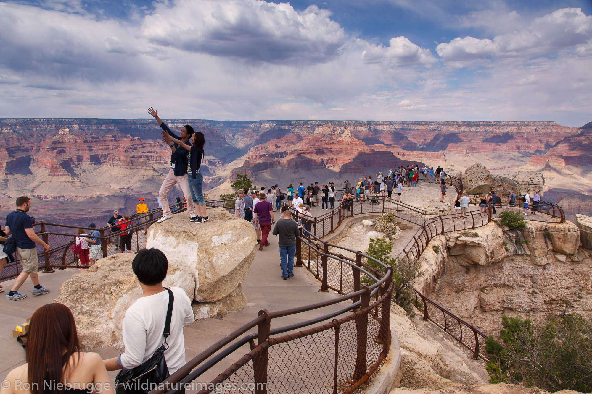 Mather Point, South Rim, Grand Canyon National Park, Arizona.