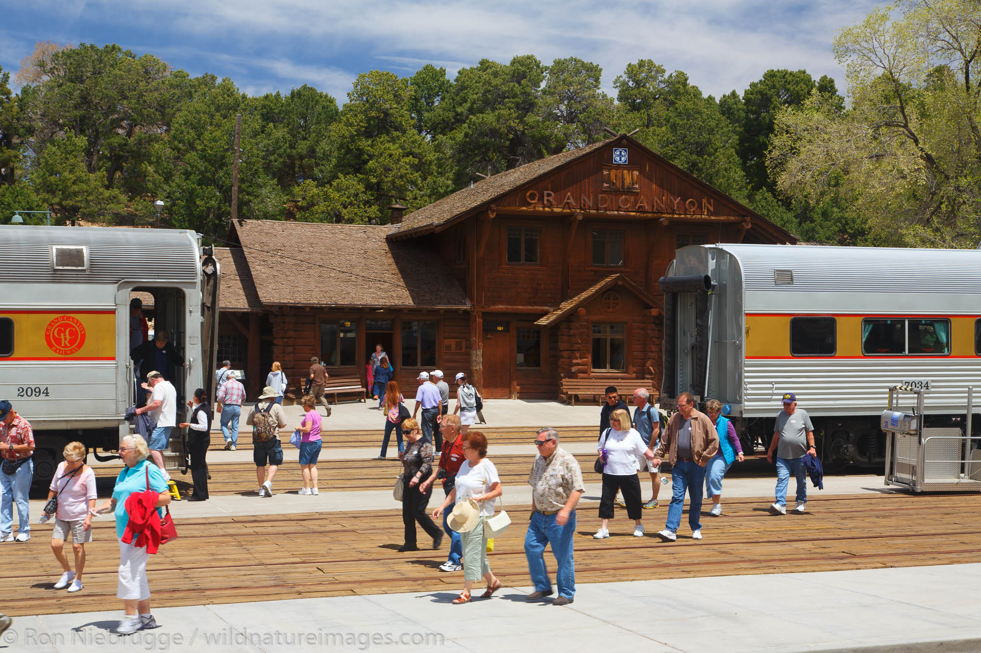 Grand Canyon Railroad Station Grand Canyon Railroad Station, Grand Canyon National Park, Arizona.
