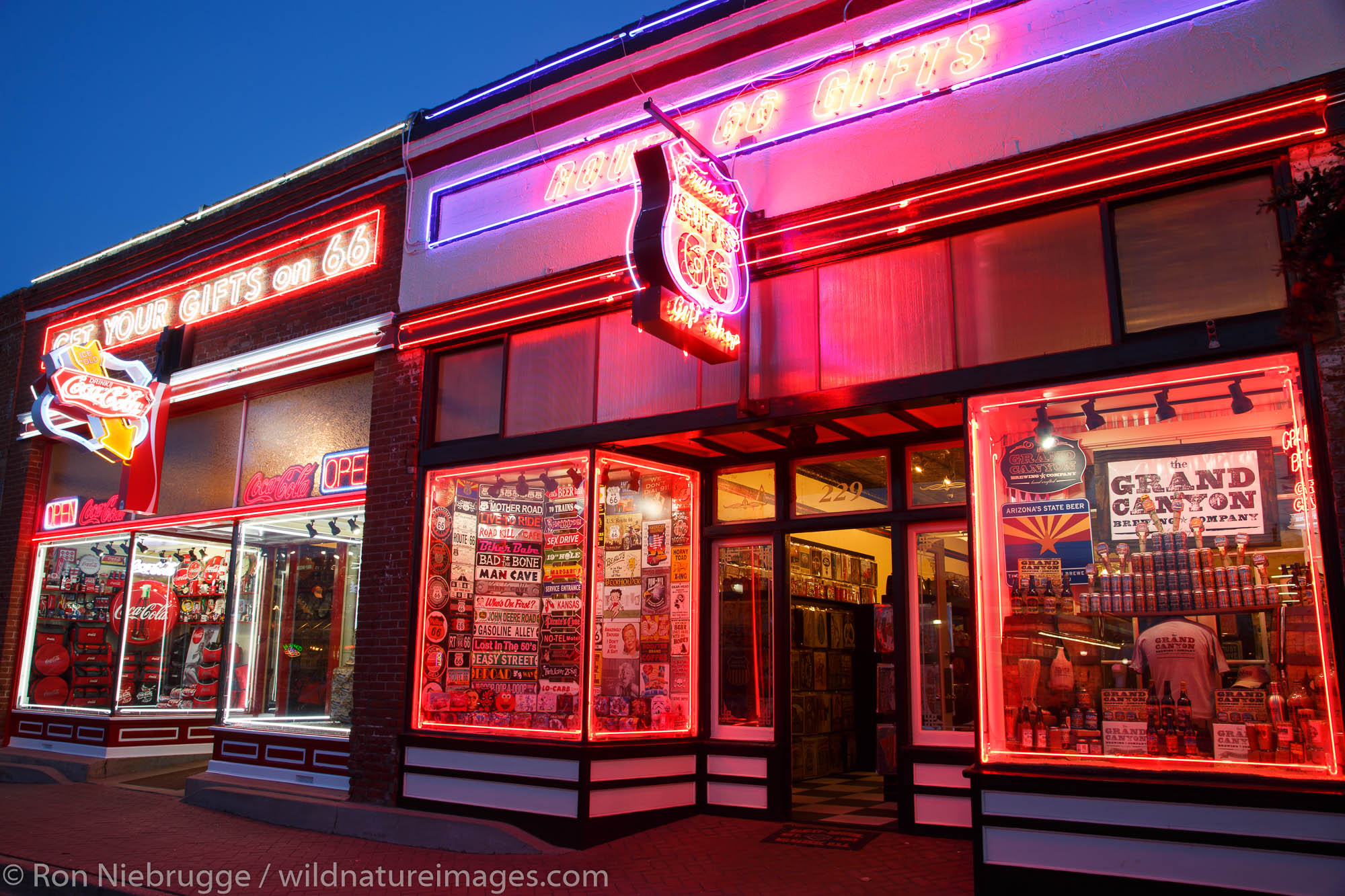 Along Route 66 in Williams, Arizona.