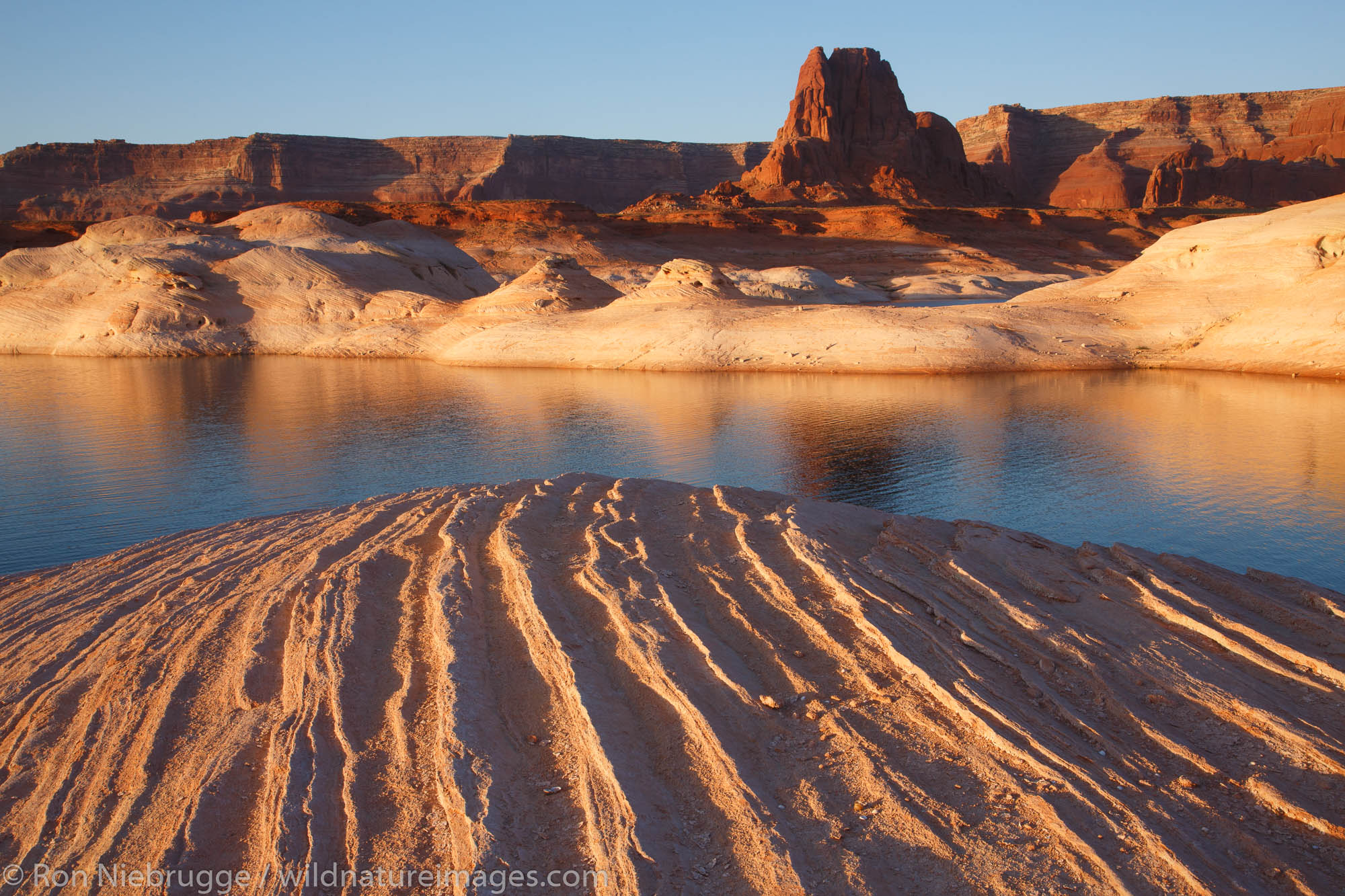 West Canyon Lake Powell Glen Canyon National Recreation Area Page Arizona.